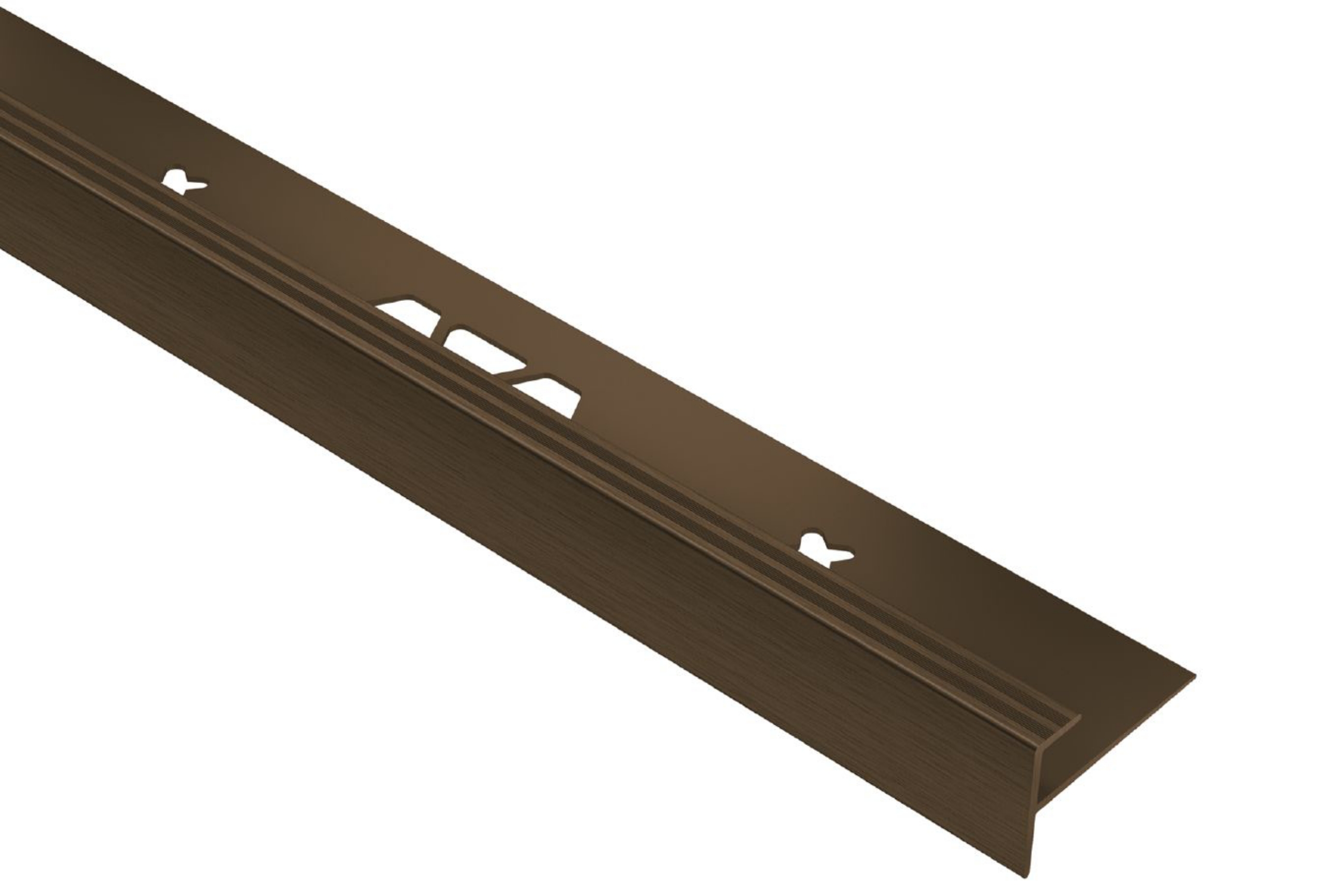 Schluter Vinpro-Step 1/4" Alum Bronze Brossé VPST60ABGB
