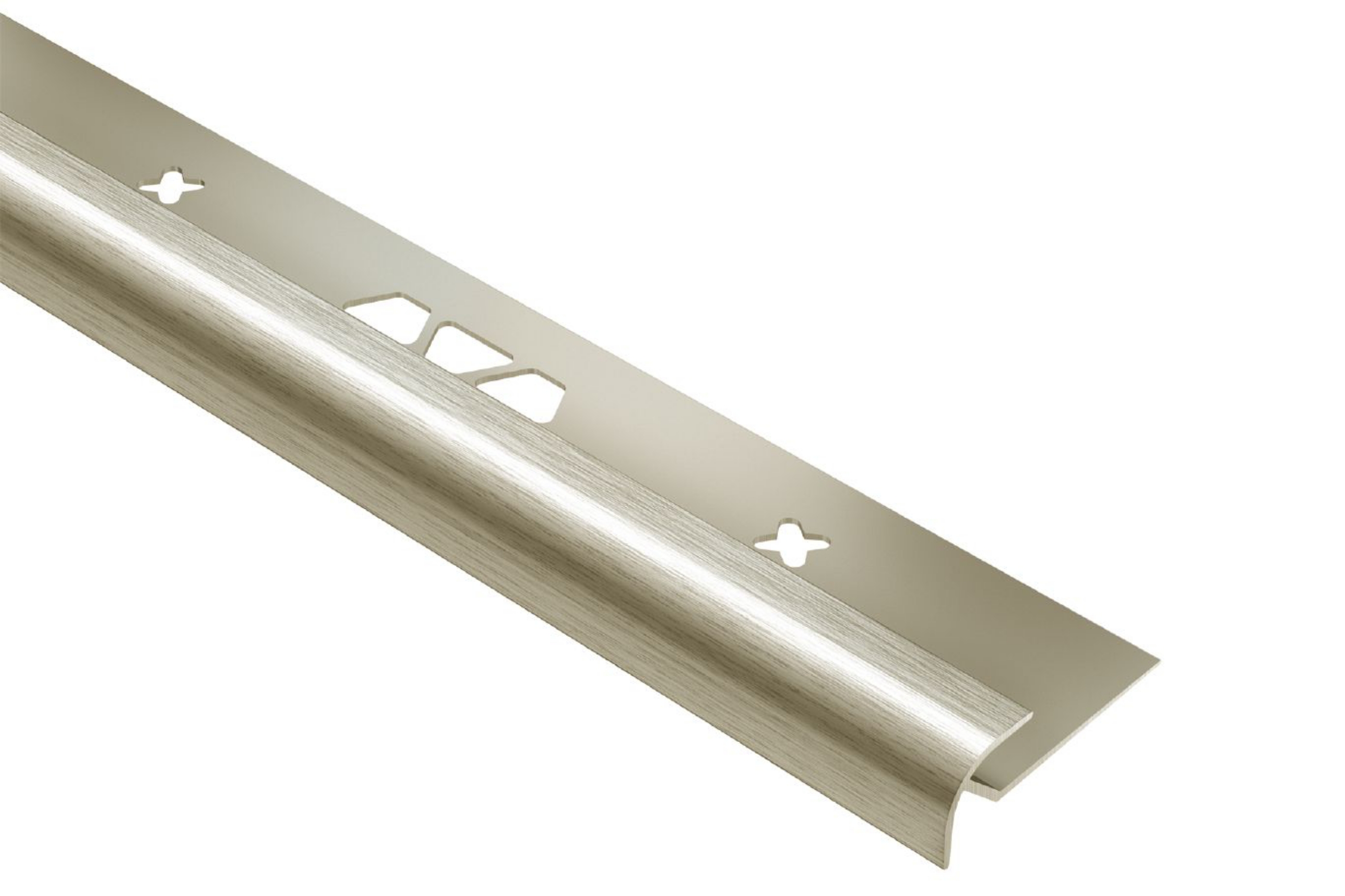 Schluter Vinpro-Ro Profilé Rond 13/64" Alum Nickel Brossé VPRO50ATGB