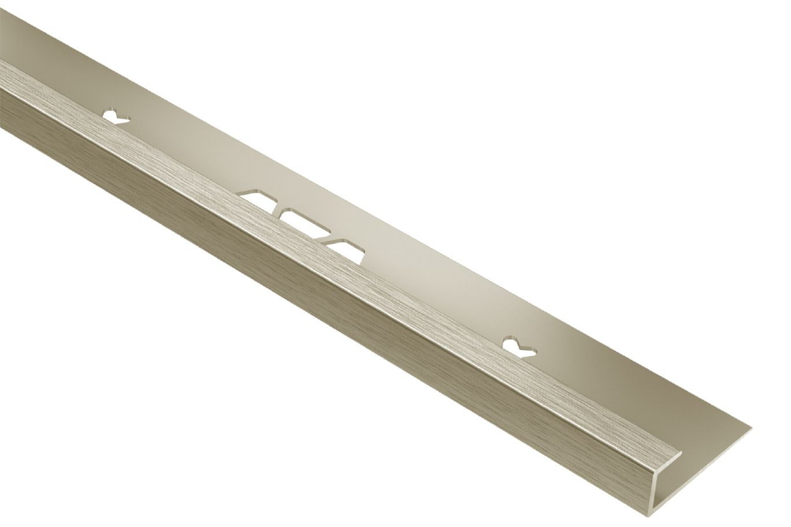 Schluter Vinpro-S Profilé 5/32" Alum Nickel Brossé VPS40ATGB