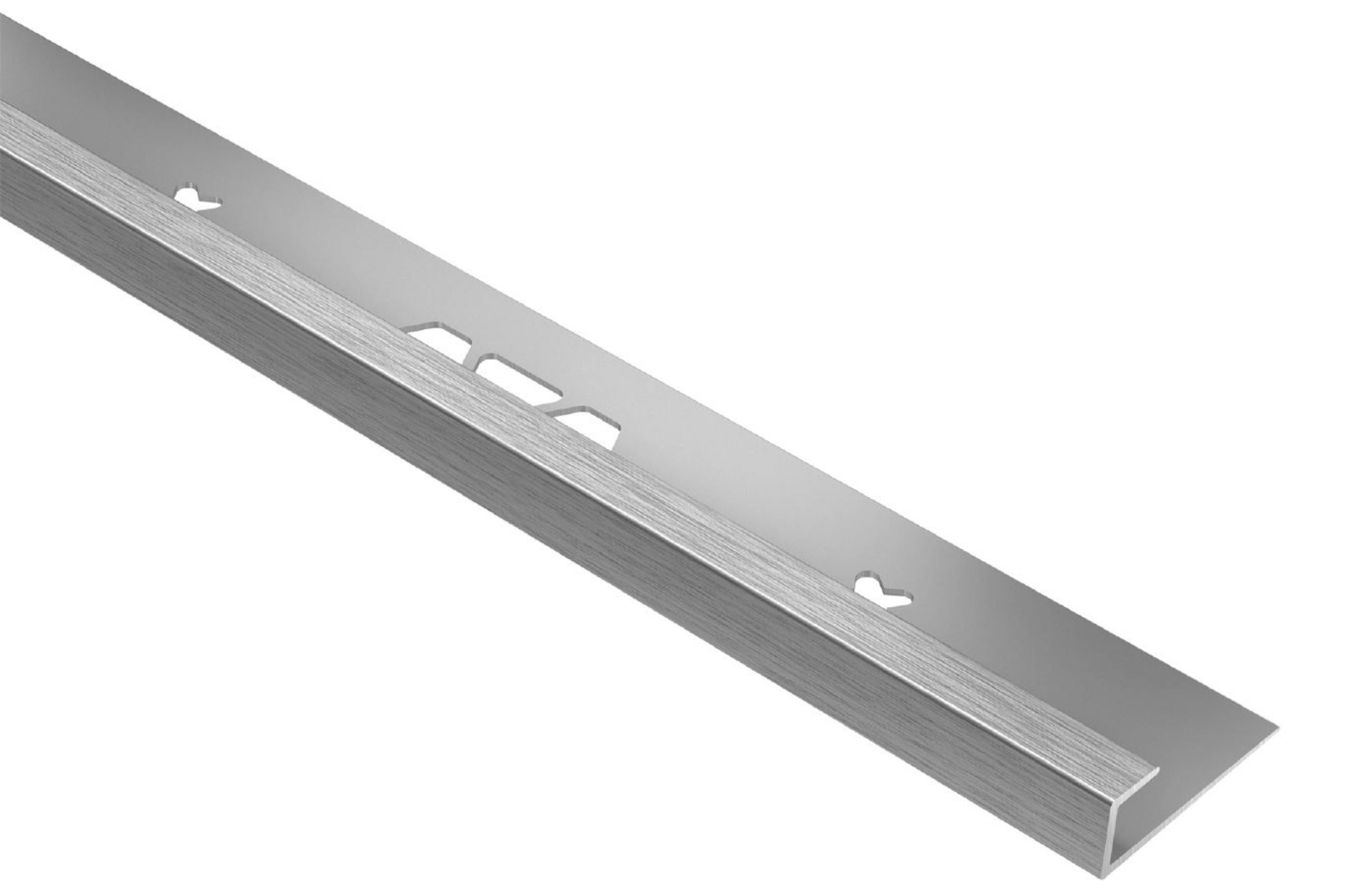 Schluter Vinpro-S Profilé 5/32" Alum Chrome Brossé VPS40ACGB