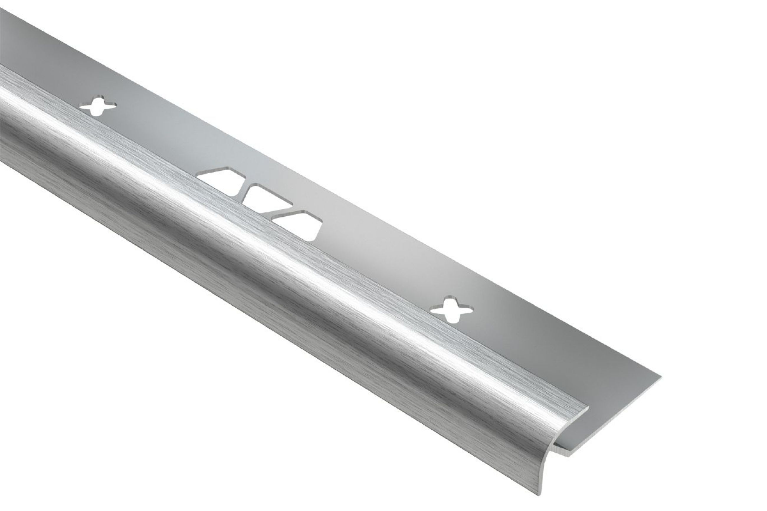 Schluter Vinpro-Ro Profilé Rond 1/8" Alum Chrome Brossé VPRO30ACGB