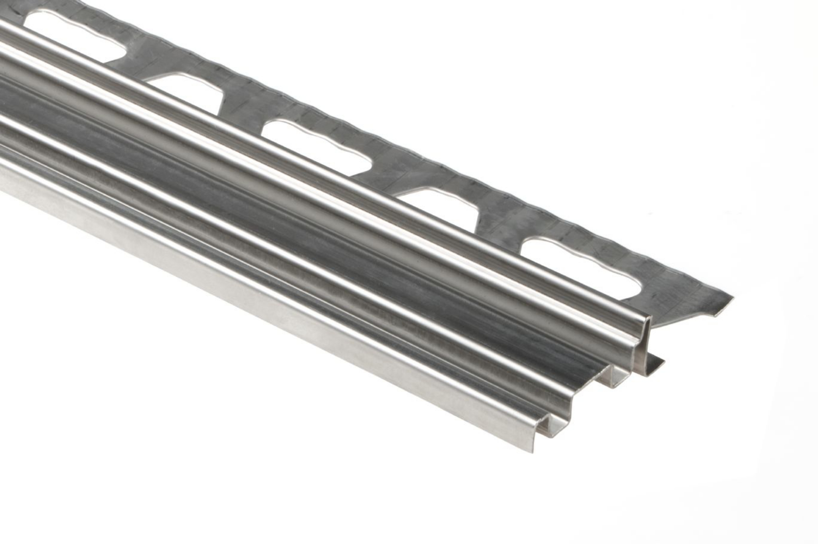 Schluter Trep-Se 3/8" Support 1-1/32" Inox 4' 11" TES10/150