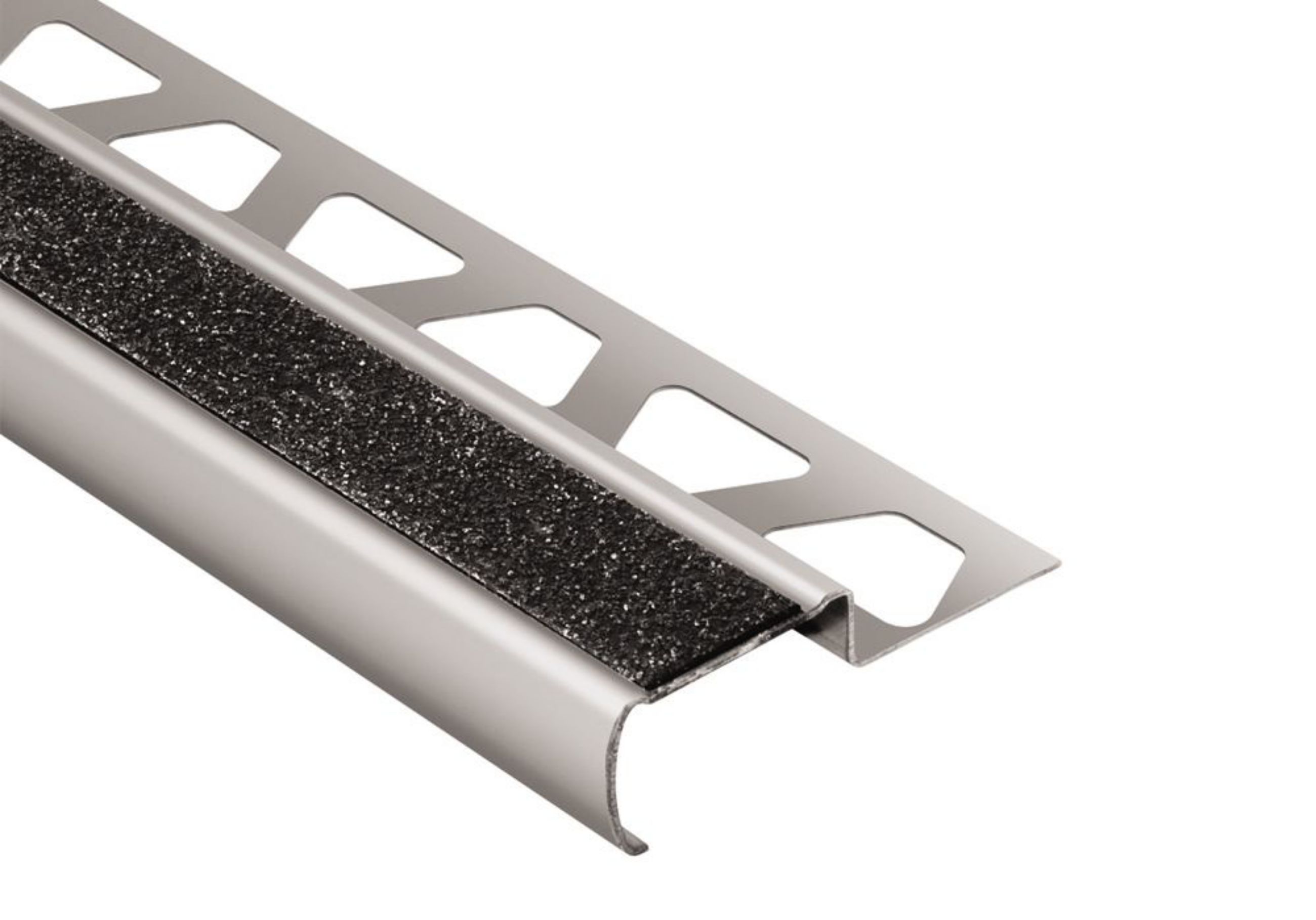 Schluter Trep-Gs 1-3/16" Marche 9/16" Inox Noir 4' 11" GSEB150GS/150