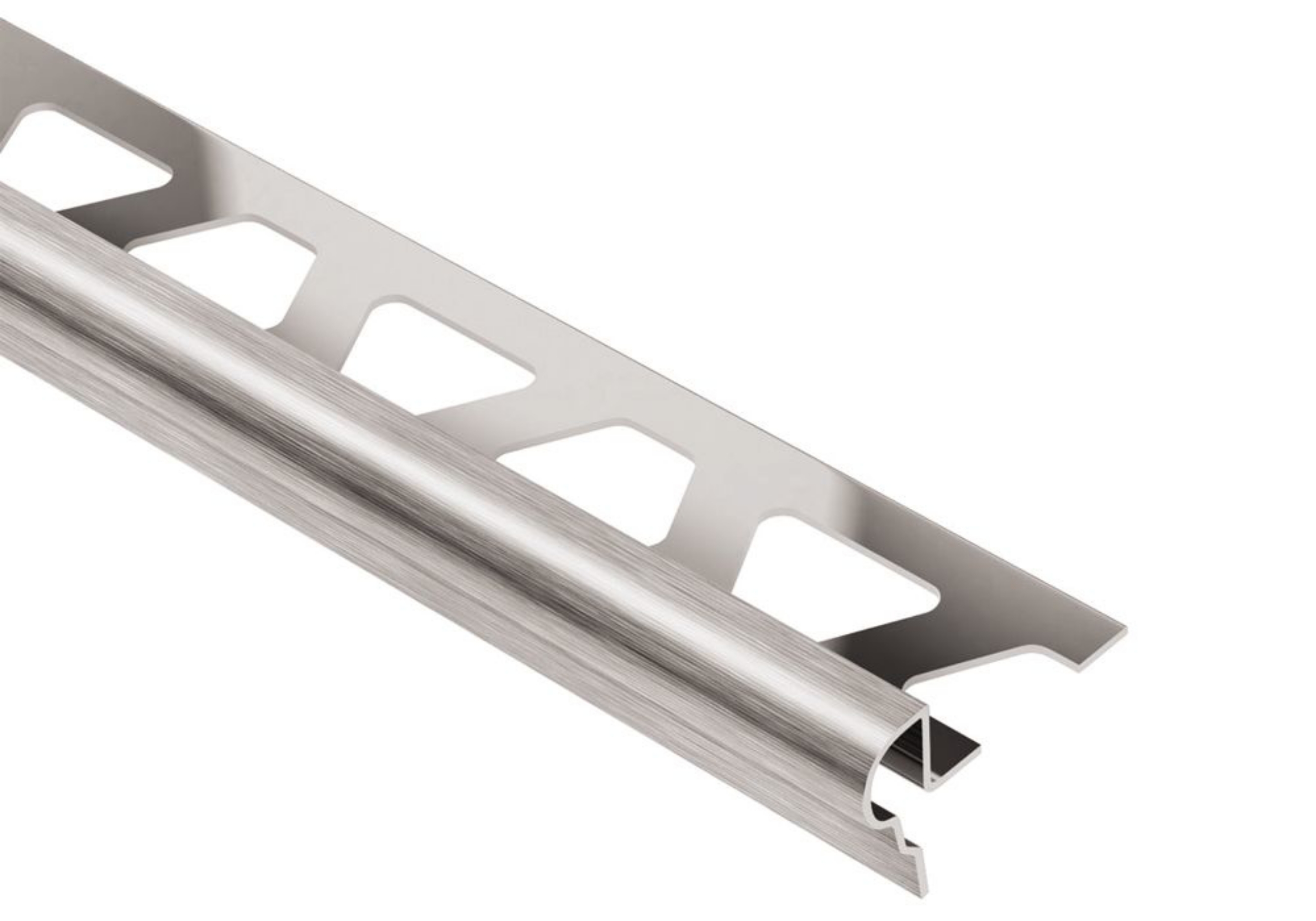 Schluter Trep-Fl Nez De Marche 1/2" Inox Brossé FL125EB