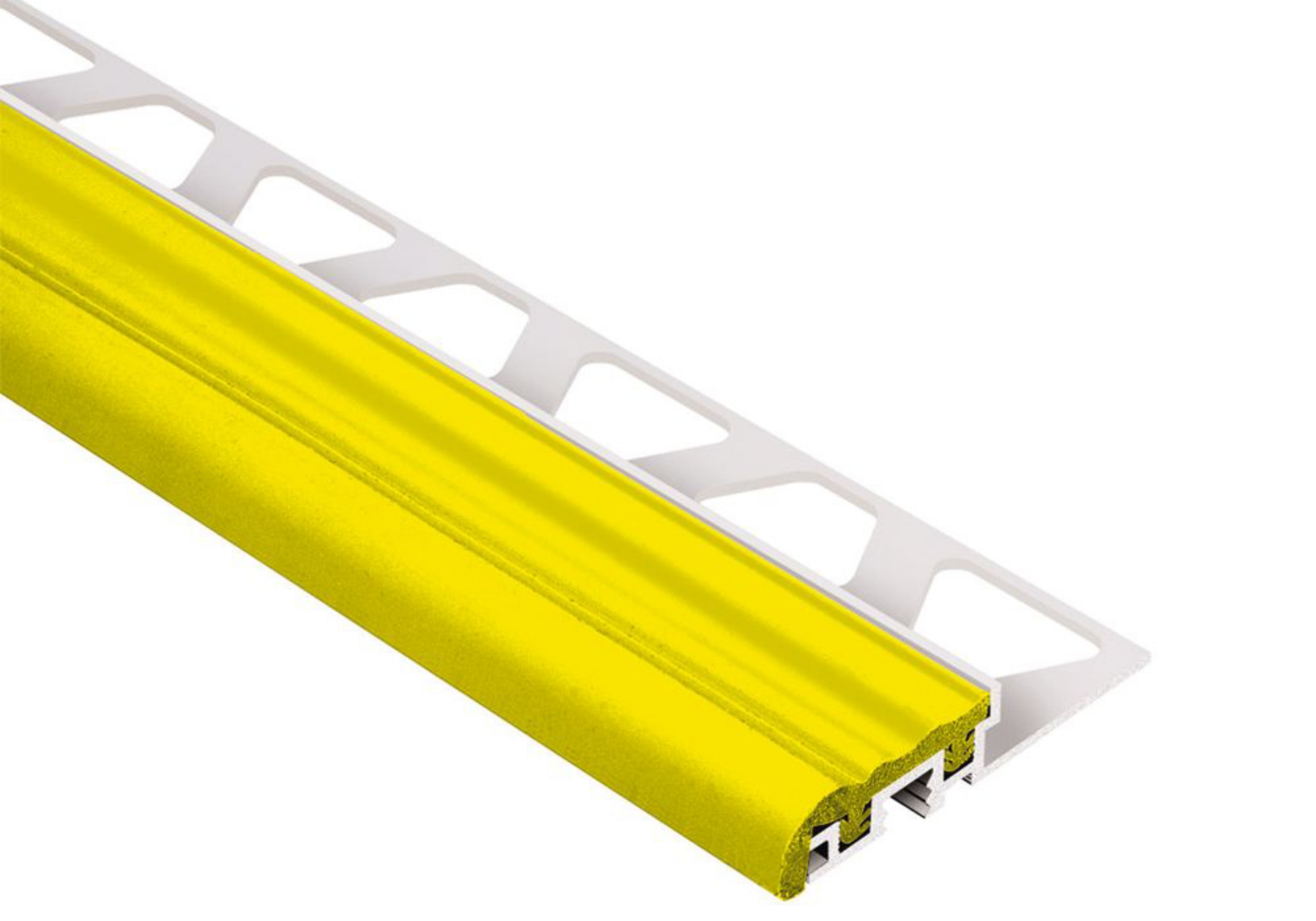 Schluter Trep-S 3/8" Alum 1-1/32" Insert Jaune CG10S