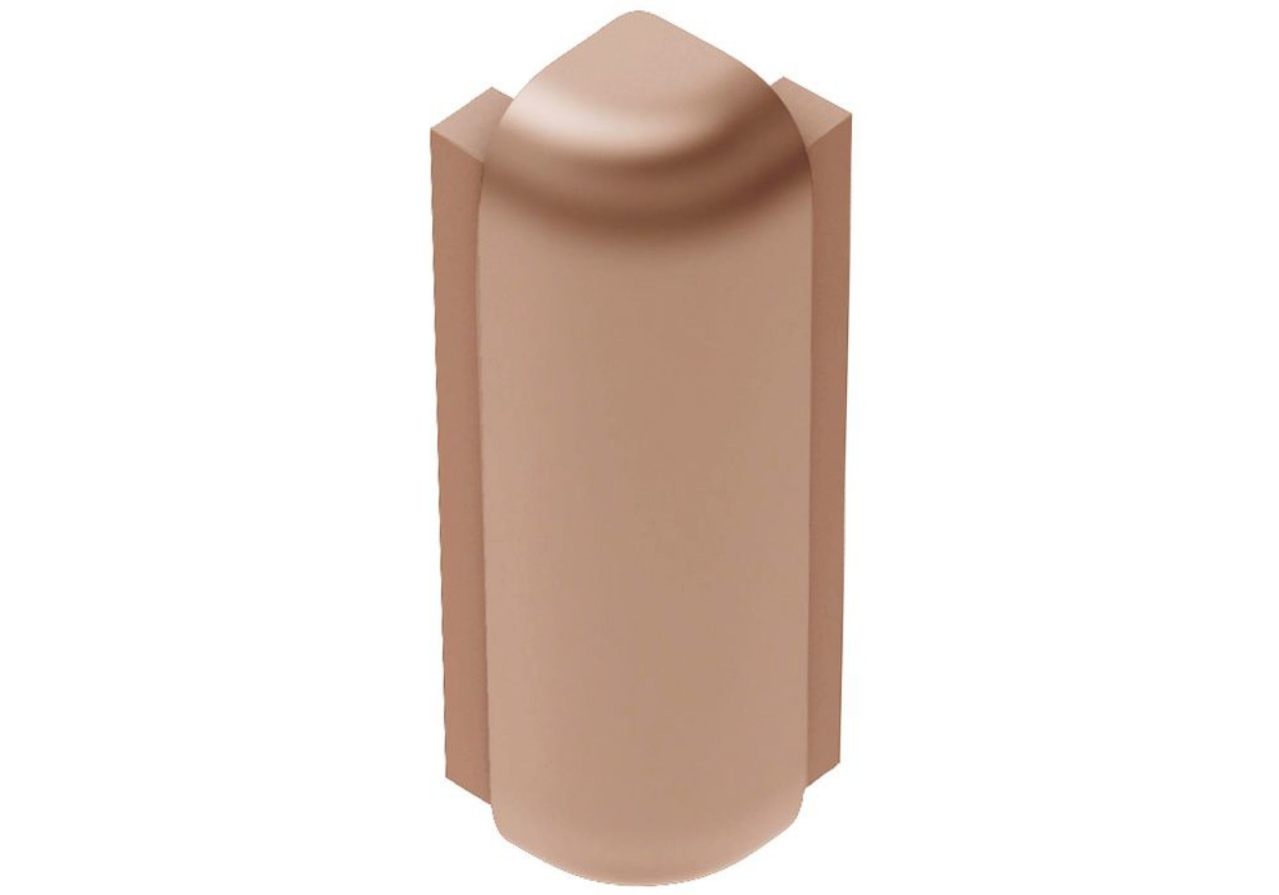 Schluter Rondec-Step-57 Coin Ext 90° 3/8" Alum Cuivre Mat E90RS100AK57