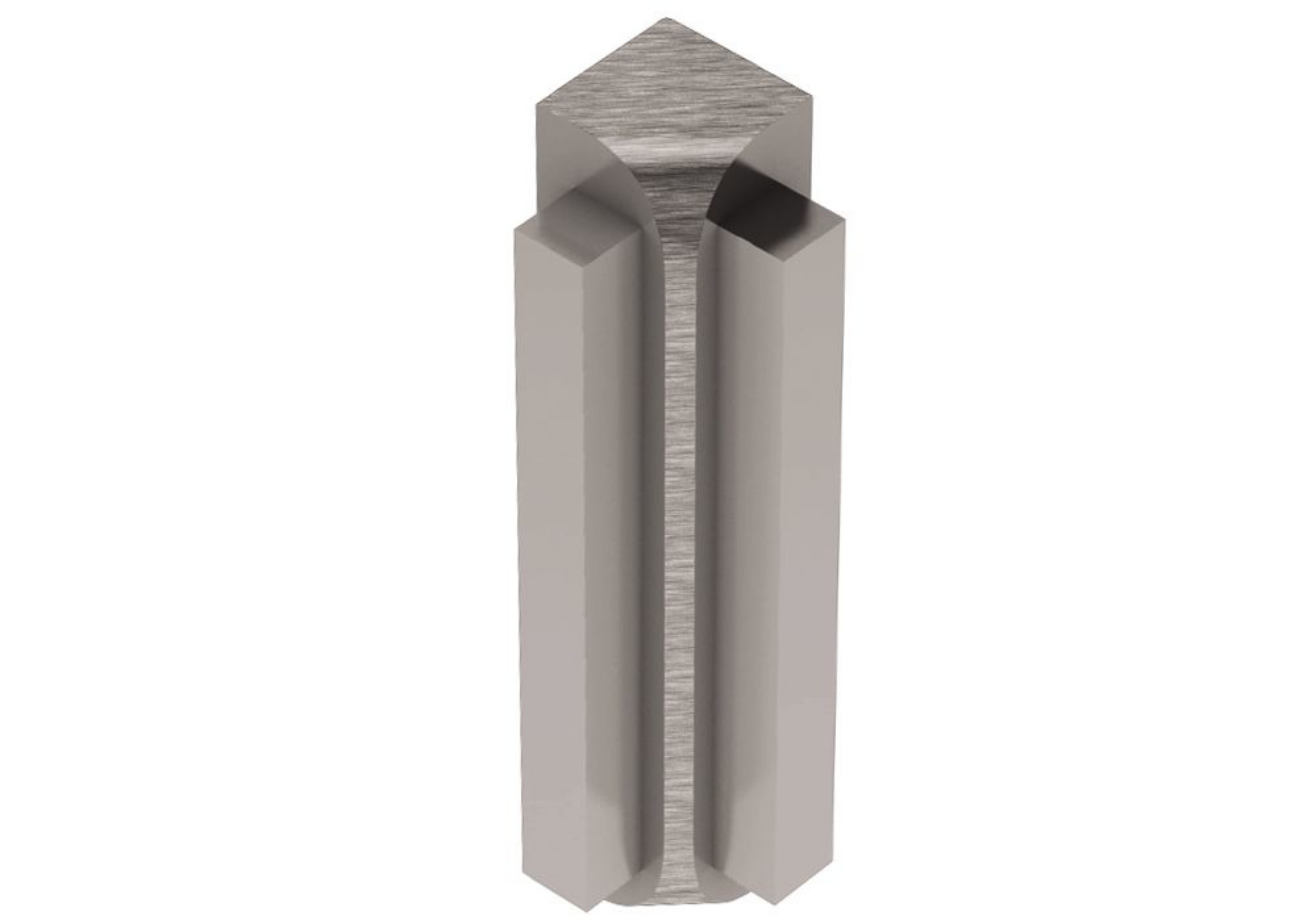 Schluter Rondec-Step-57 Coin Int 90° 5/16" Al Chromé Brs I90RS80ACGB57