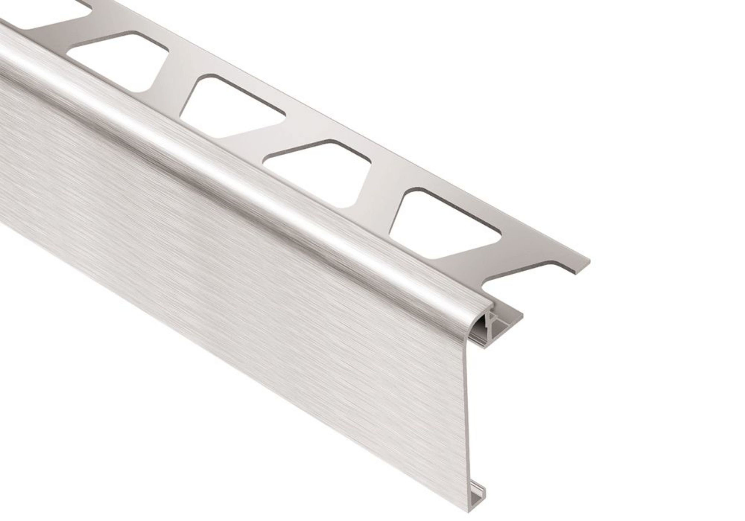 Schluter Rondec-Step-39 Profilé 5/16" Alum Chromé Brossé RS80ACGB39