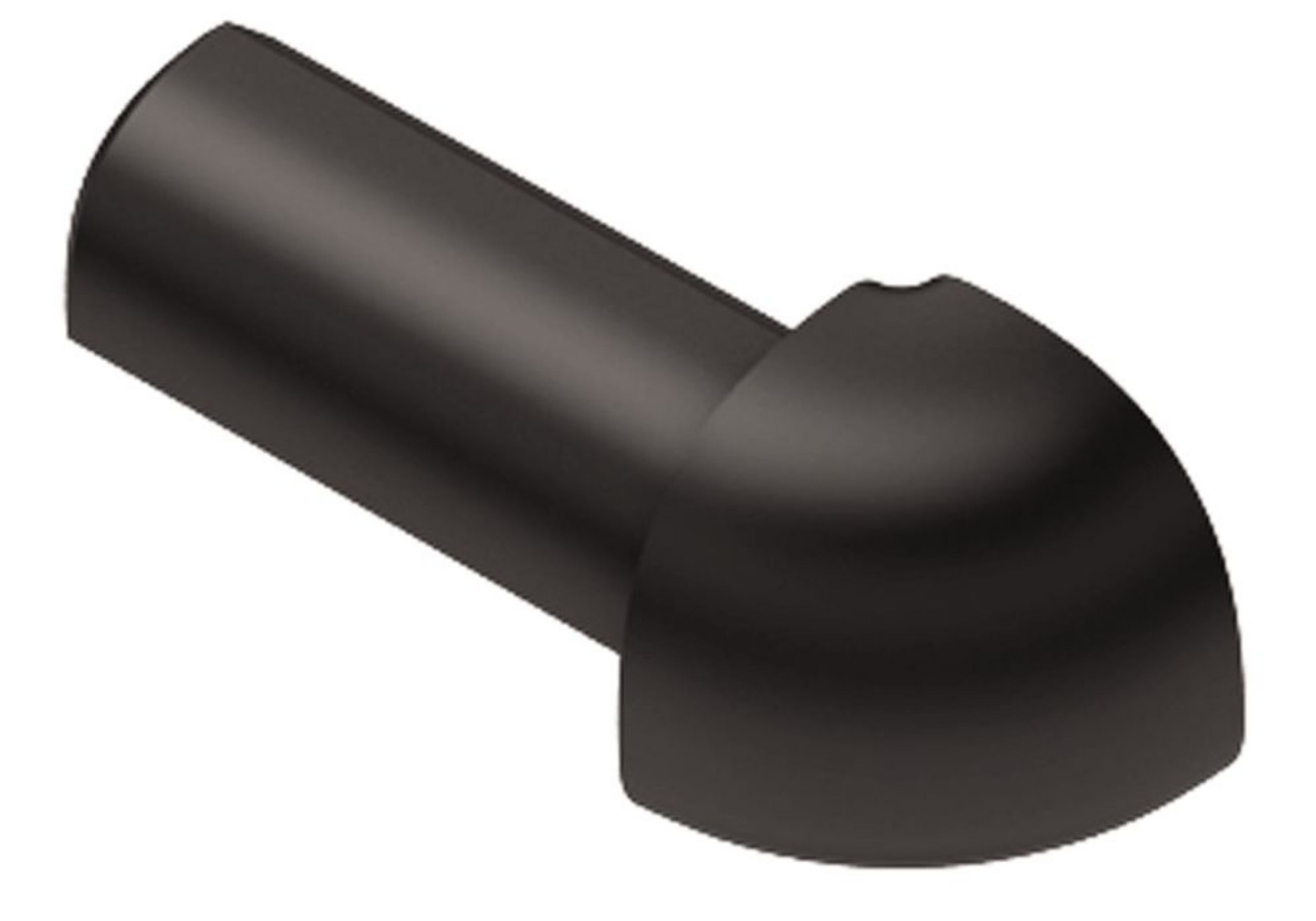 Schluter Rondec Coin Ext 1/2" Alum Graphite EV/RO125AGR