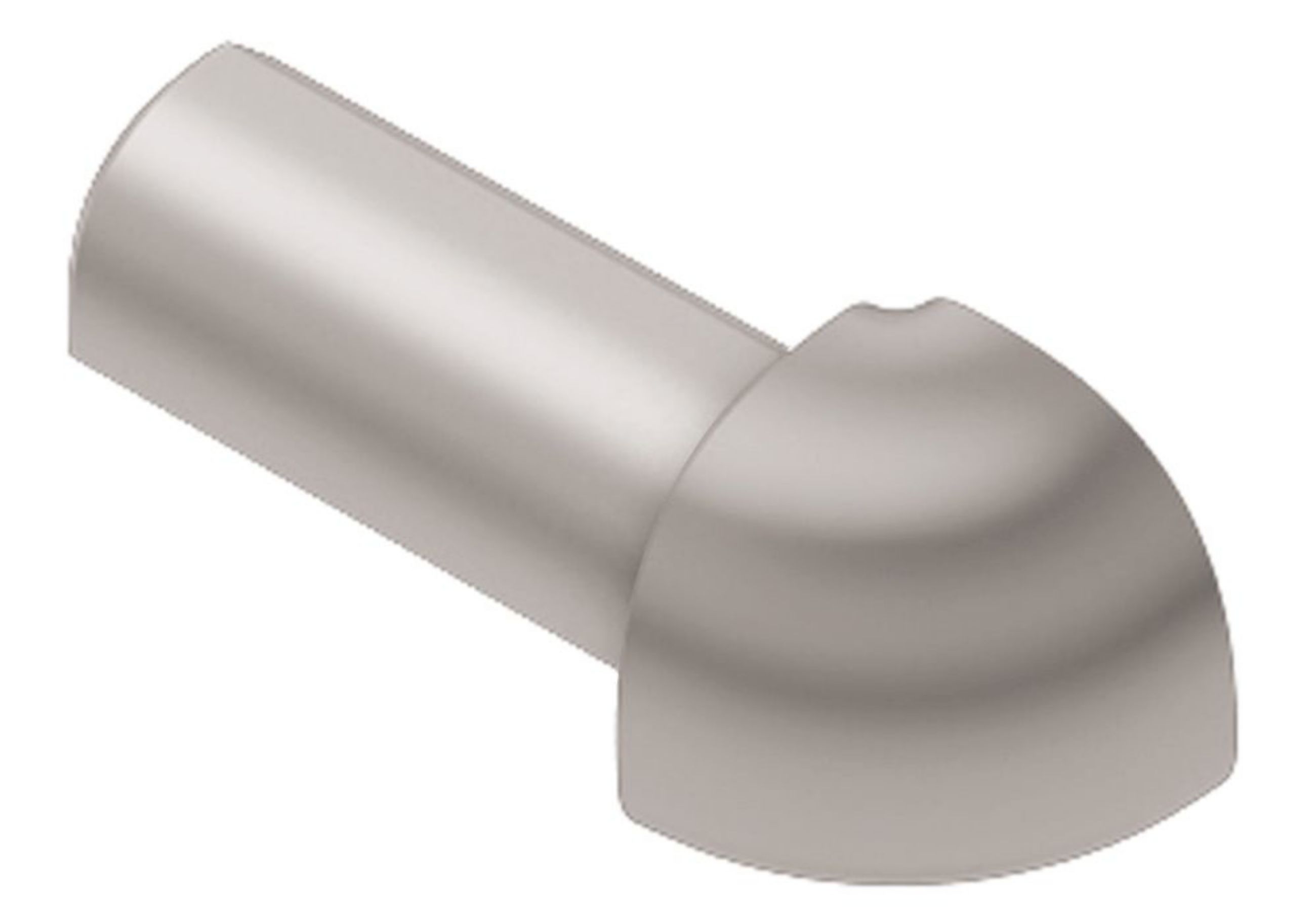 Schluter Rondec Coin Ext 1/2" Alum Gris Classique ED/RO125PG