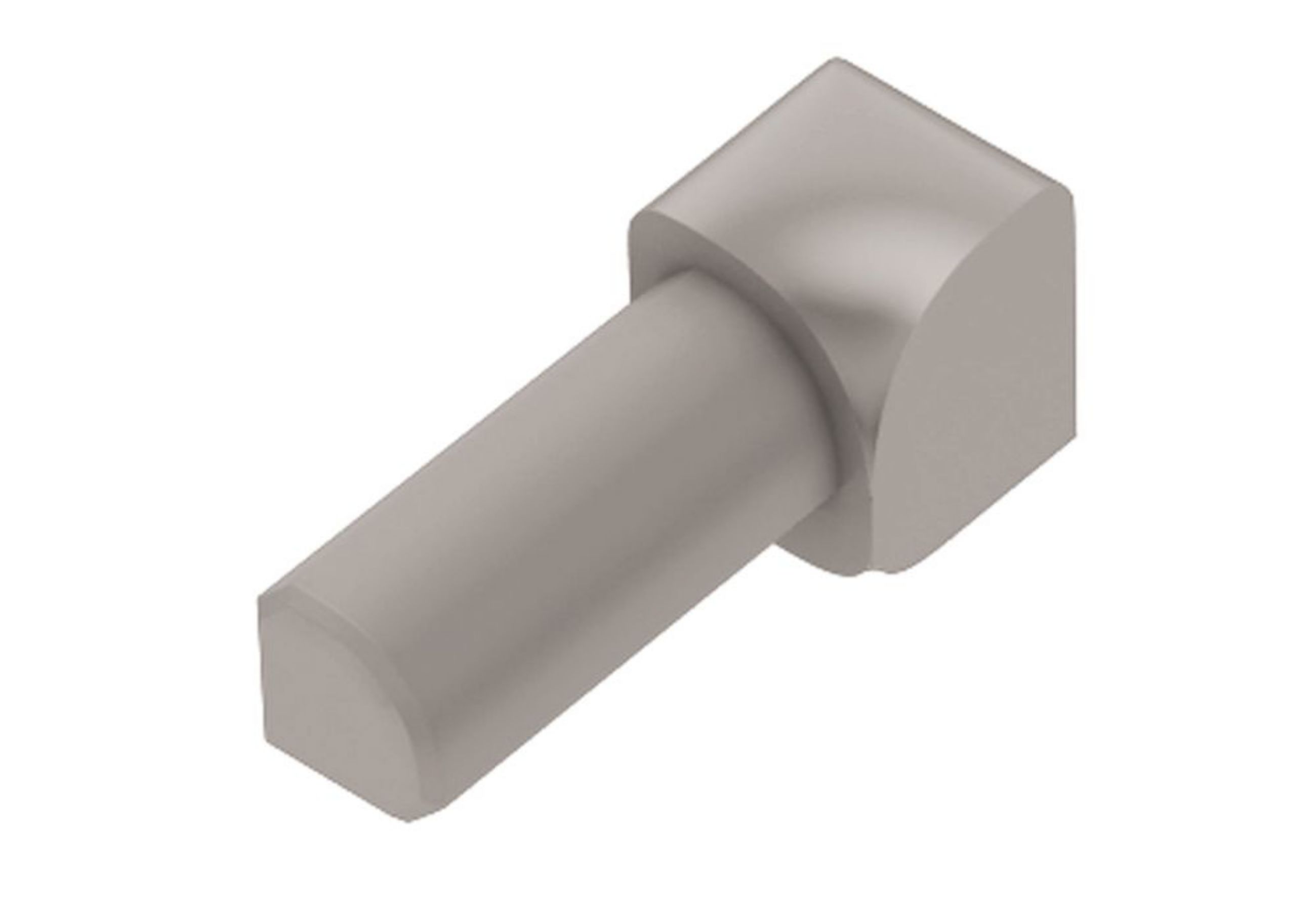 Schluter Rondec Coin Int 1/2" Pvc Gris Clas I/PRO125PG