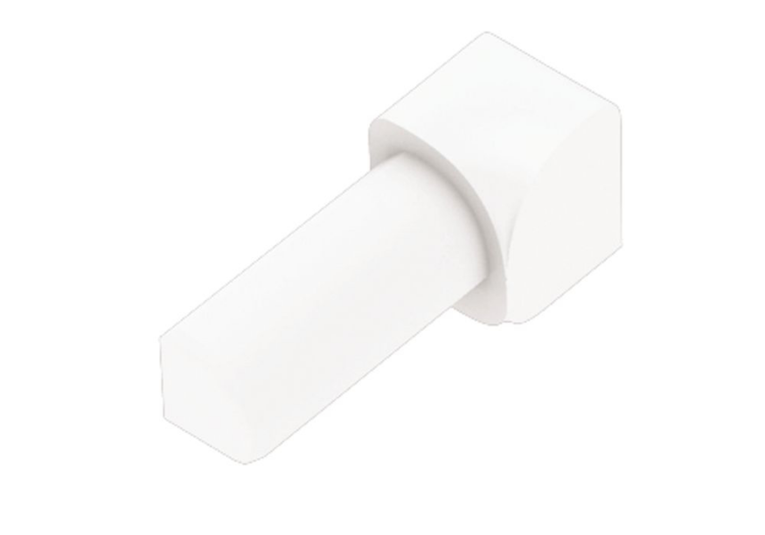 Schluter Rondec Coin Int 1/2" Pvc Blanc Écl I/PRO125BW