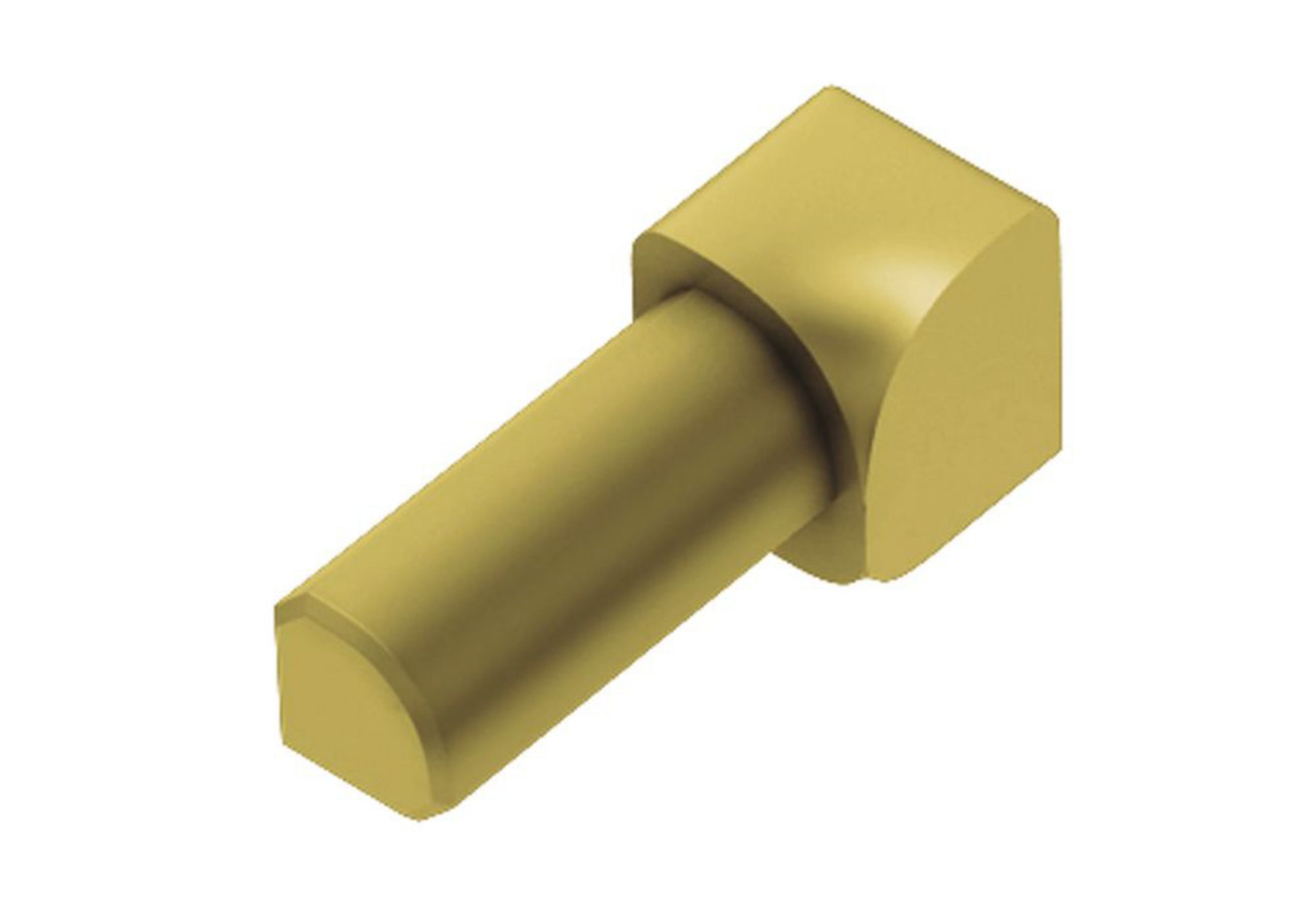 Schluter Rondec Coin Int 1/2" Alum Laiton Mat IV/RO125AM