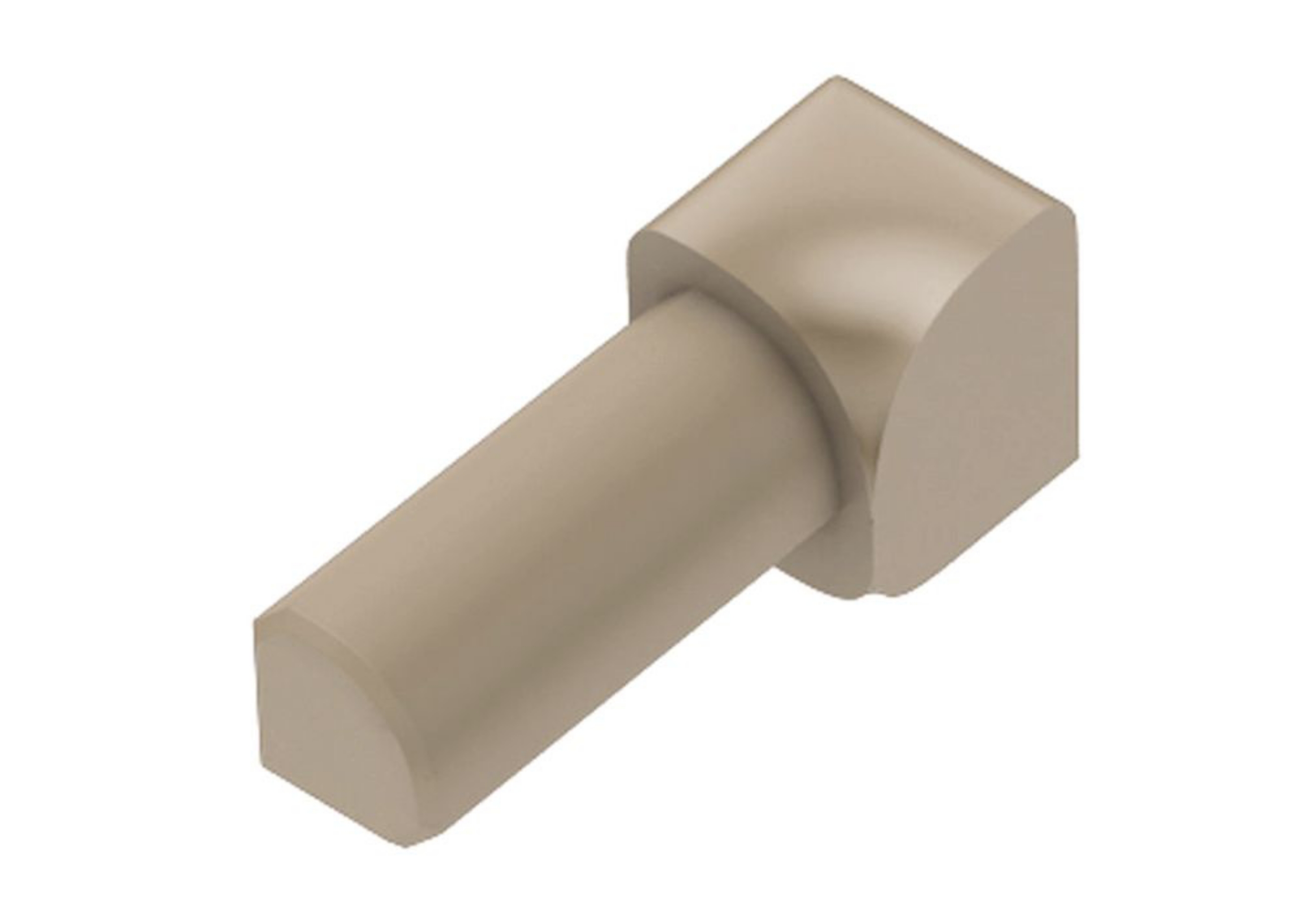 Schluter Rondec Coin Int 7/16" Pvc Beige Cl I/PRO110HB
