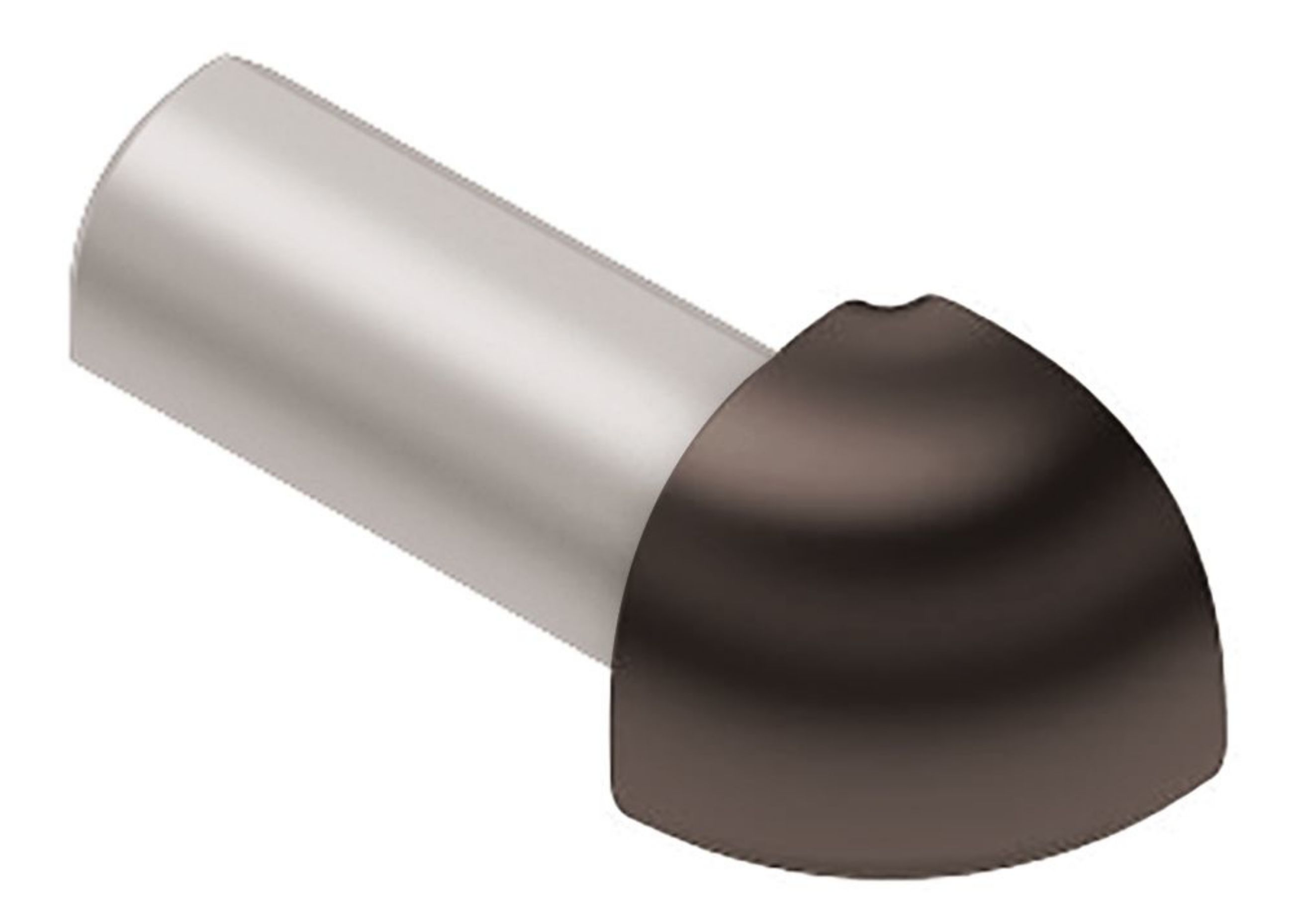 Schluter Rondec Coin Ext 3/8" Alum Brun Noir ED/RO100SB