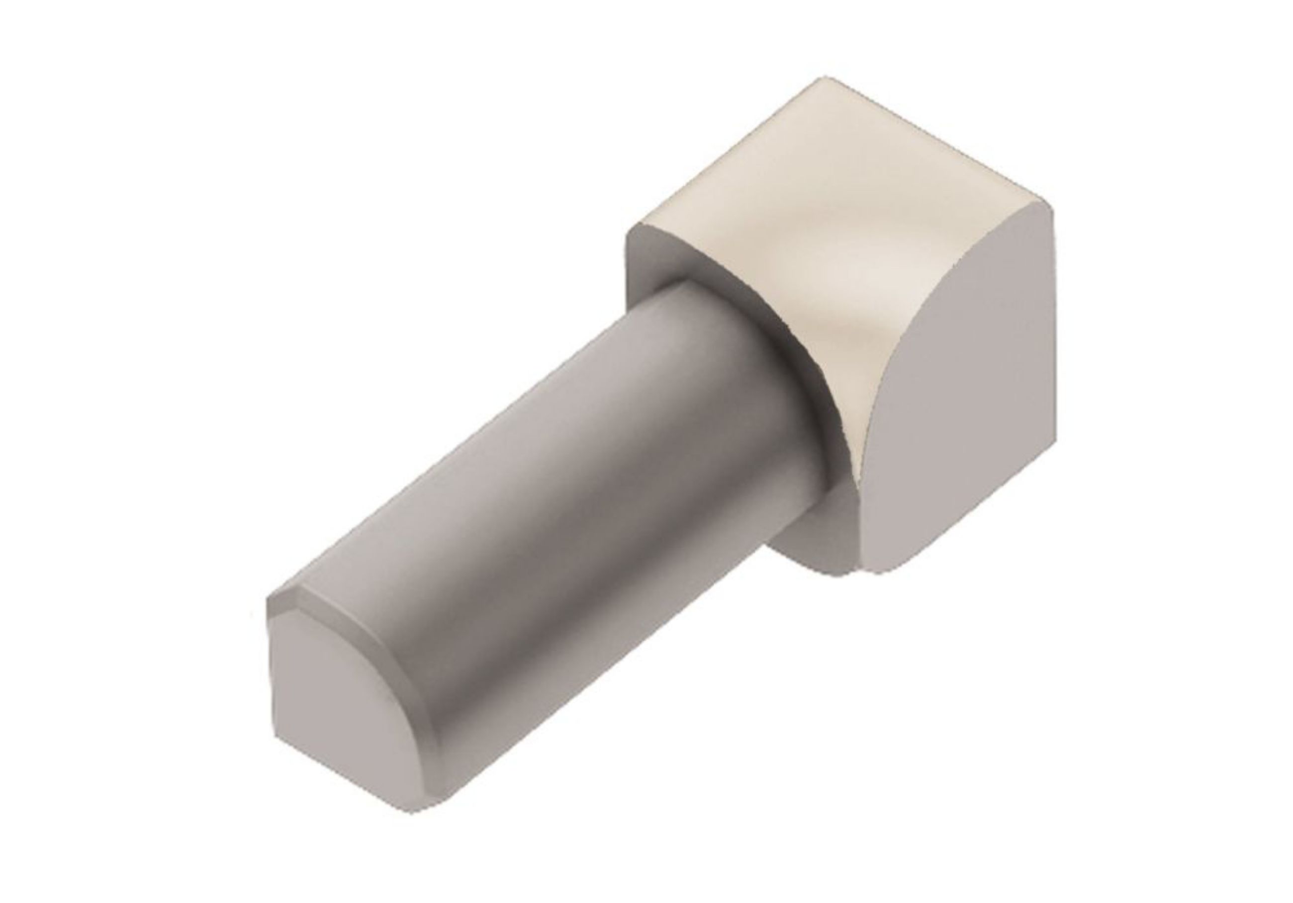 Schluter Rondec Coin Int 3/8" Alum Sable ID/RO100SP