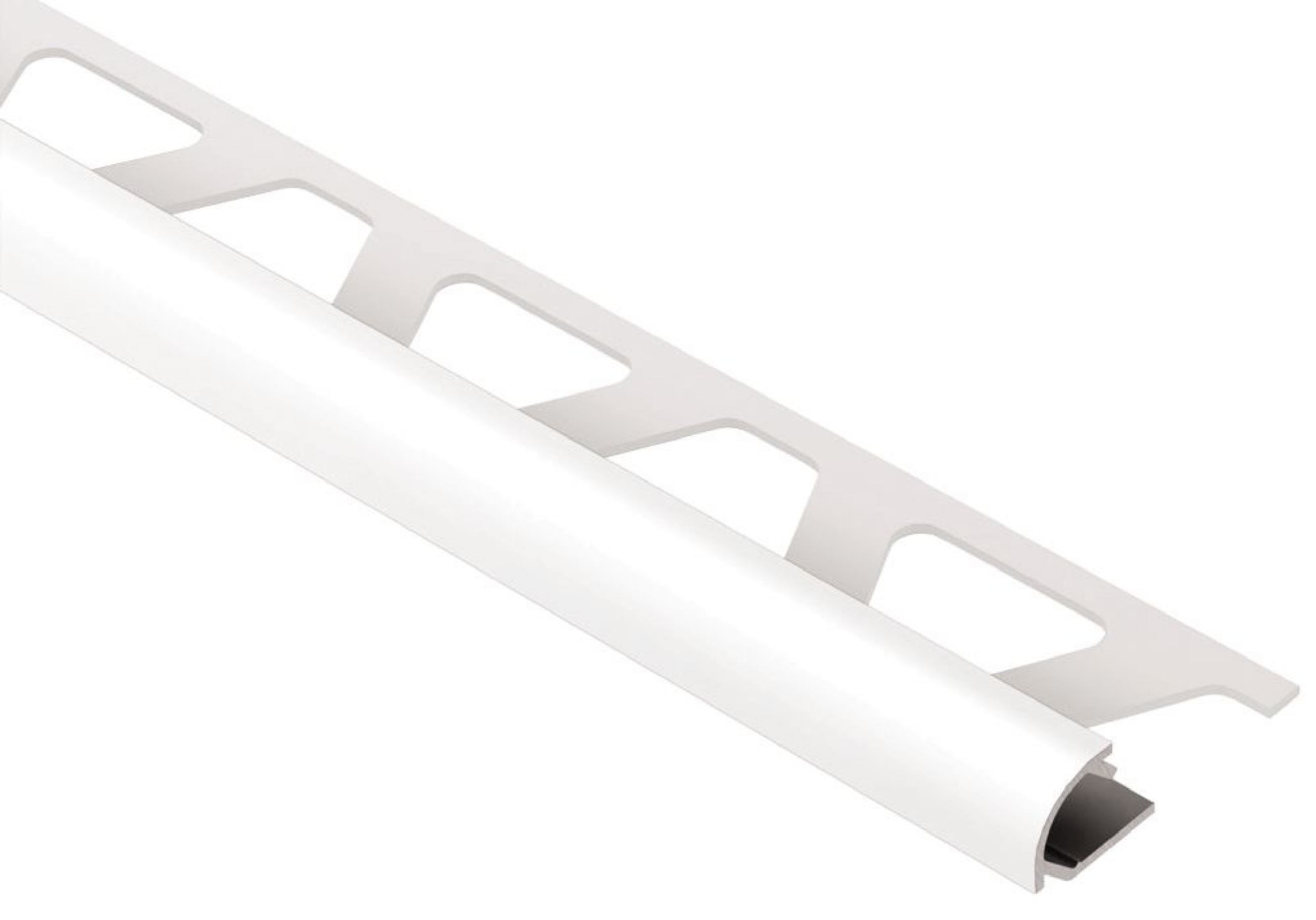 Schluter Rondec Profilé Rond 3/8" Alum Blanc Éclatant RO100BW