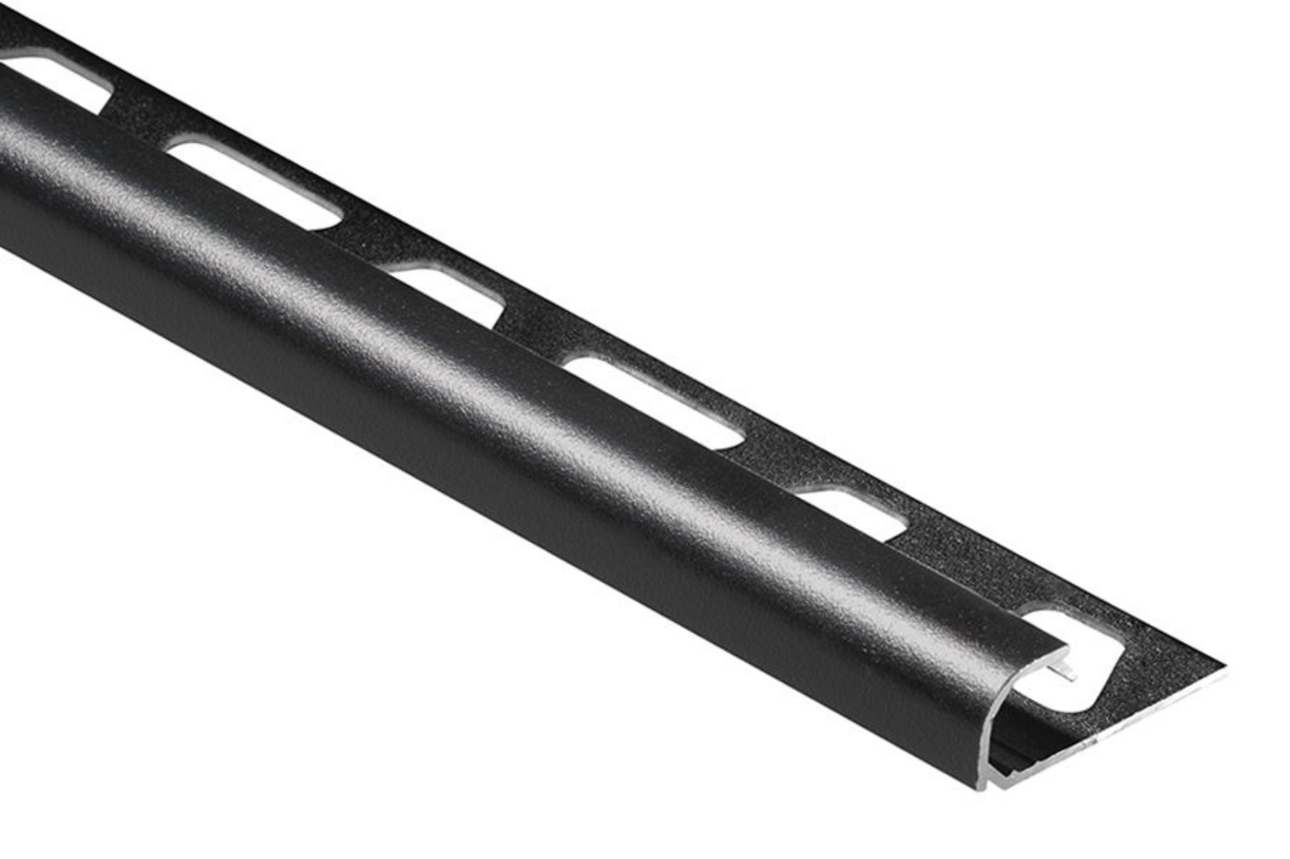 Schluter Rondec Profilé Rond 1/4" Alum Noir Mat RO60MGS