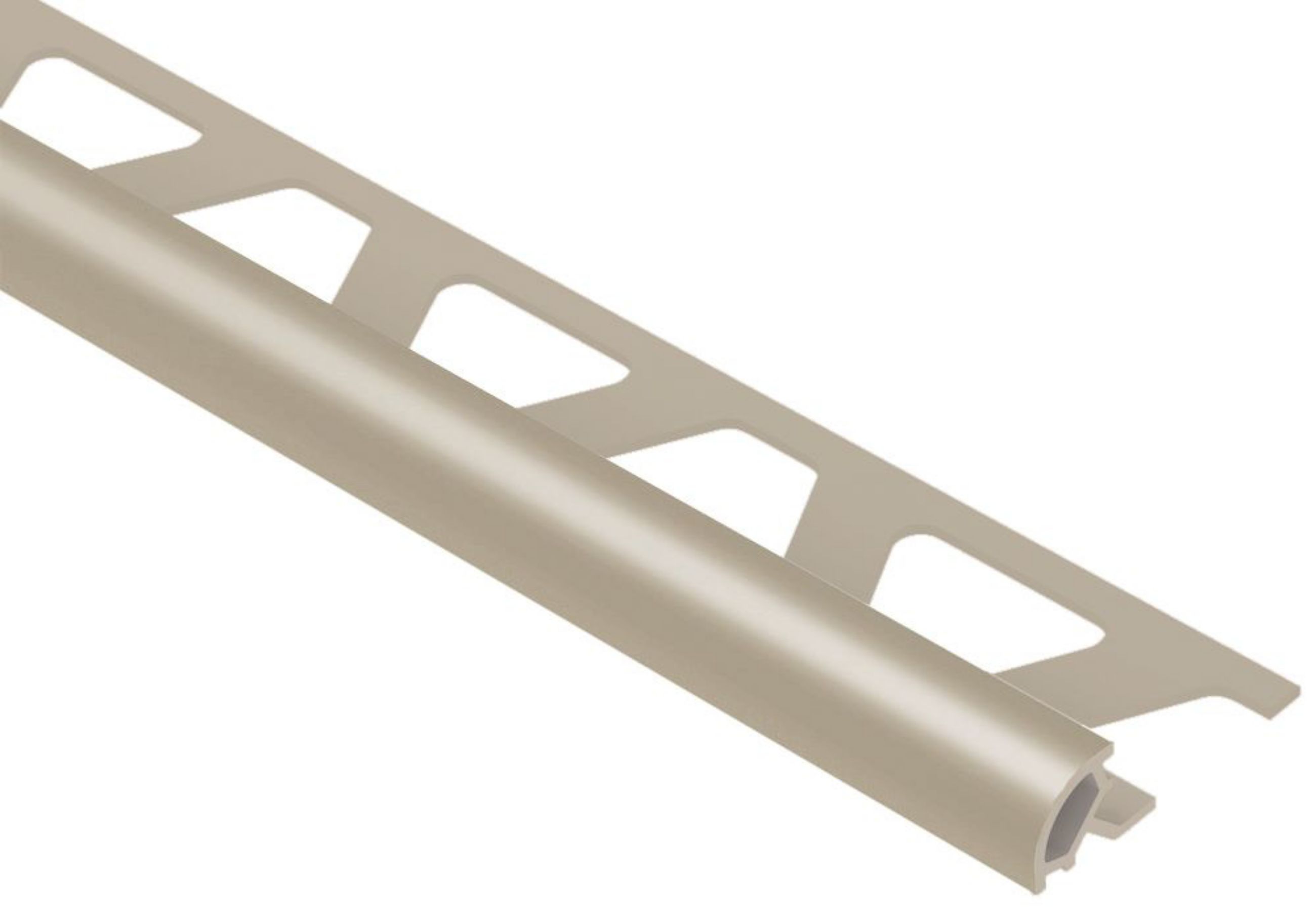 Schluter Rondec Profilé Rond 1/4" Pvc Gris PRO60G