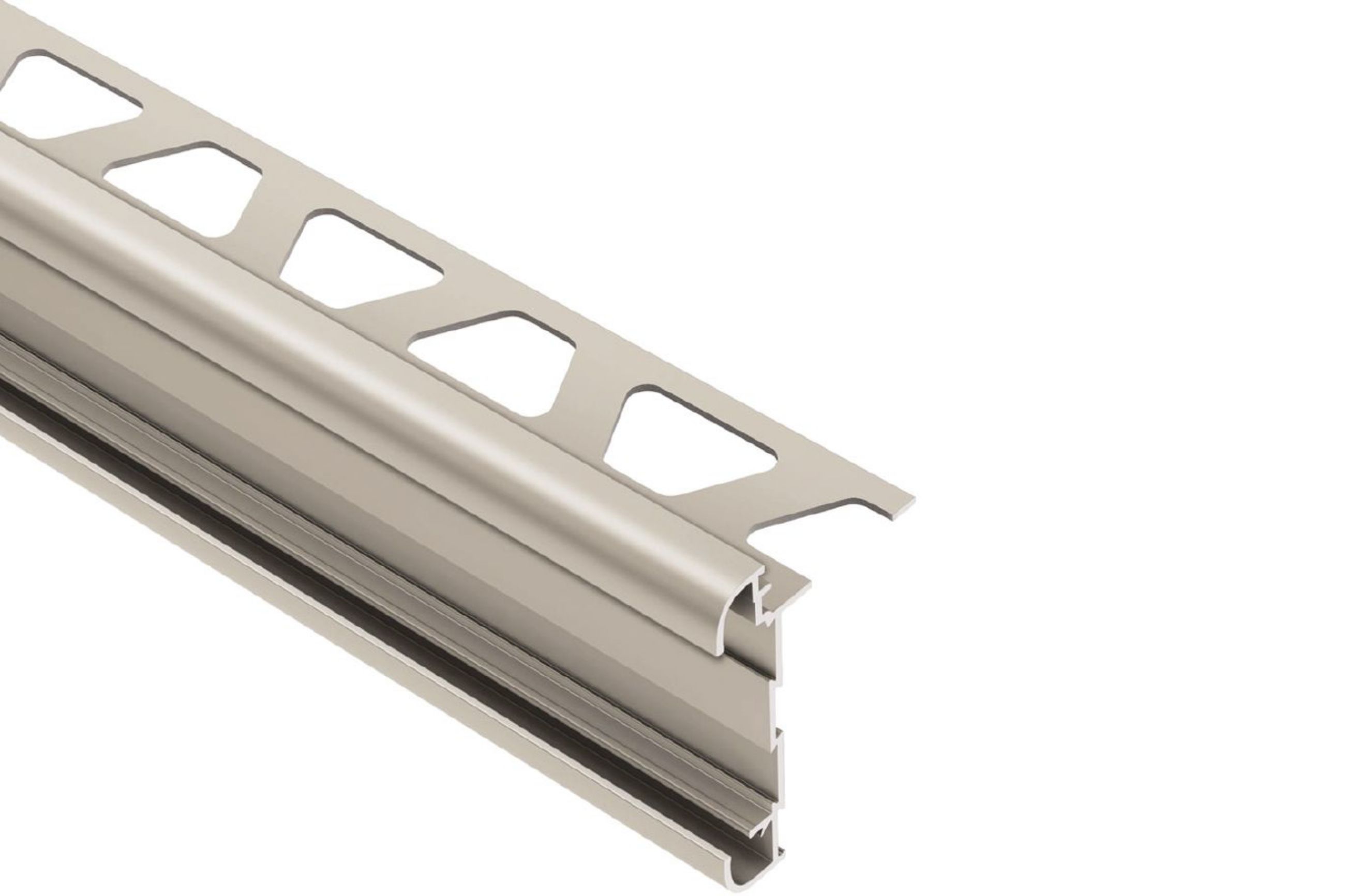 Schluter Rondec-Ct Prof Comptoir 1/2" Alum Nickel Mat RC125AT39