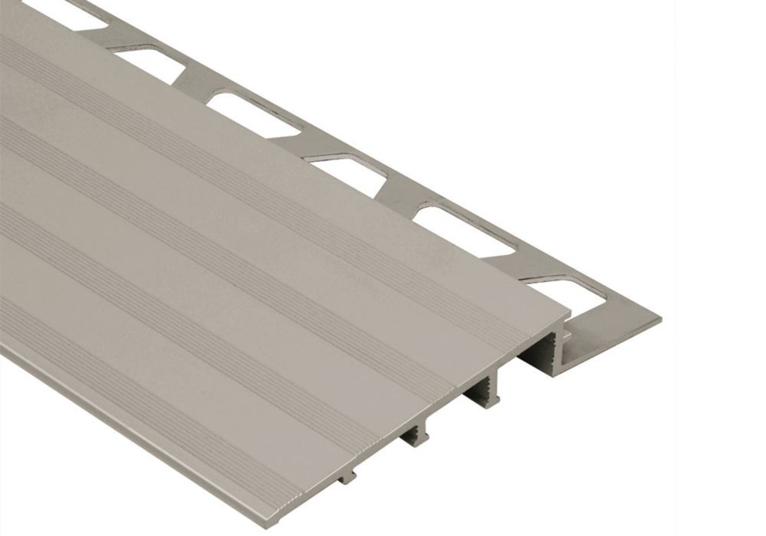 Schluter Reno-Ramp 2-1/2"-Large Transition 3/8" Alum Mat AERP100B65