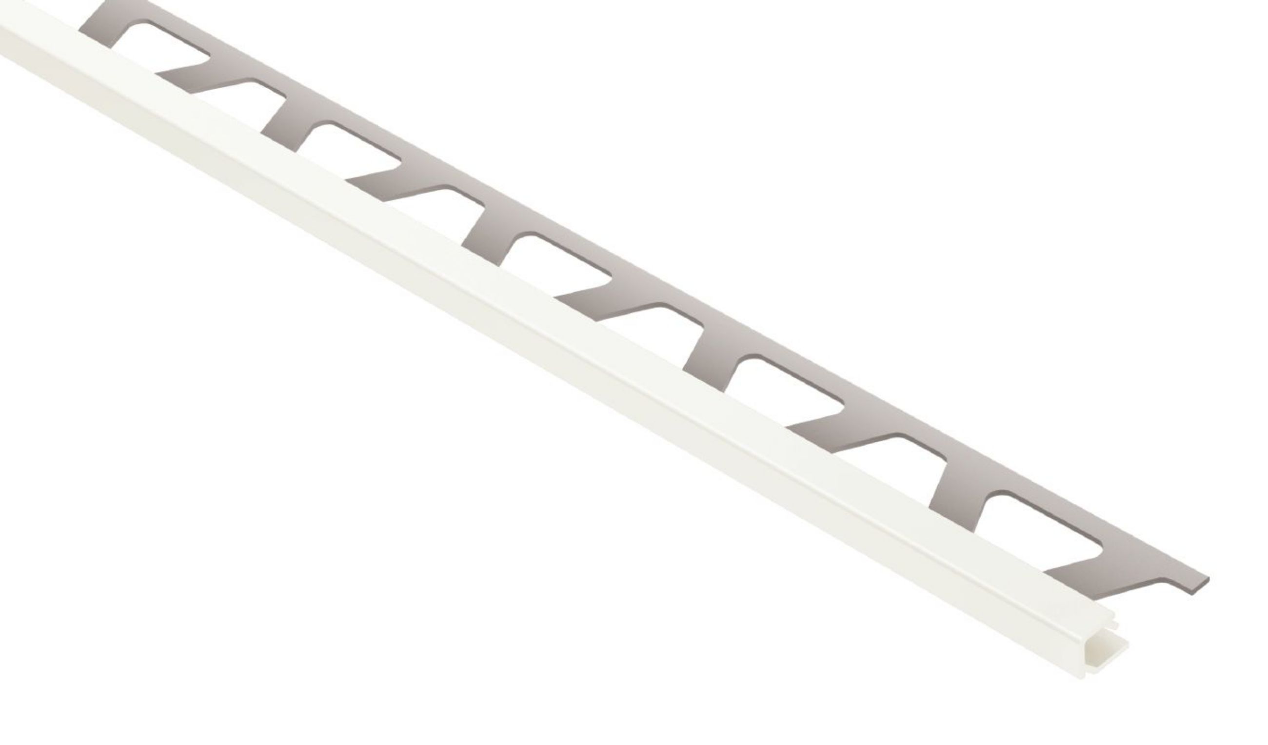 Schluter Quadec Profilé Carré  3/16" Alum Blanc Q45W