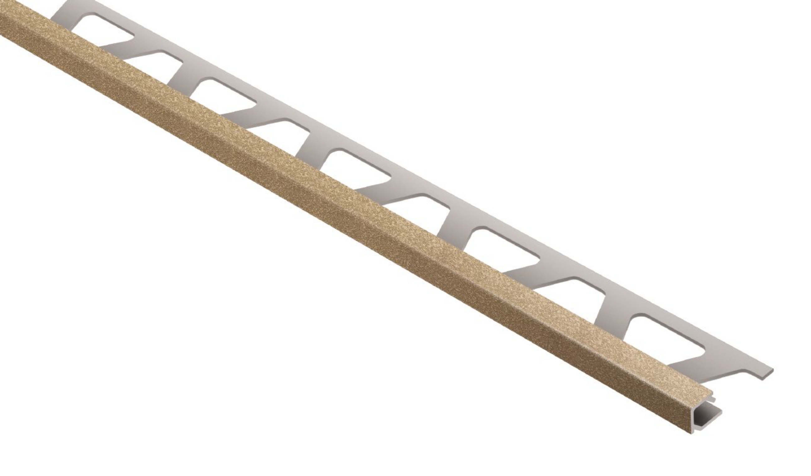 Schluter Quadec Profilé Carré 7/16" Alum Beige Q110TSB