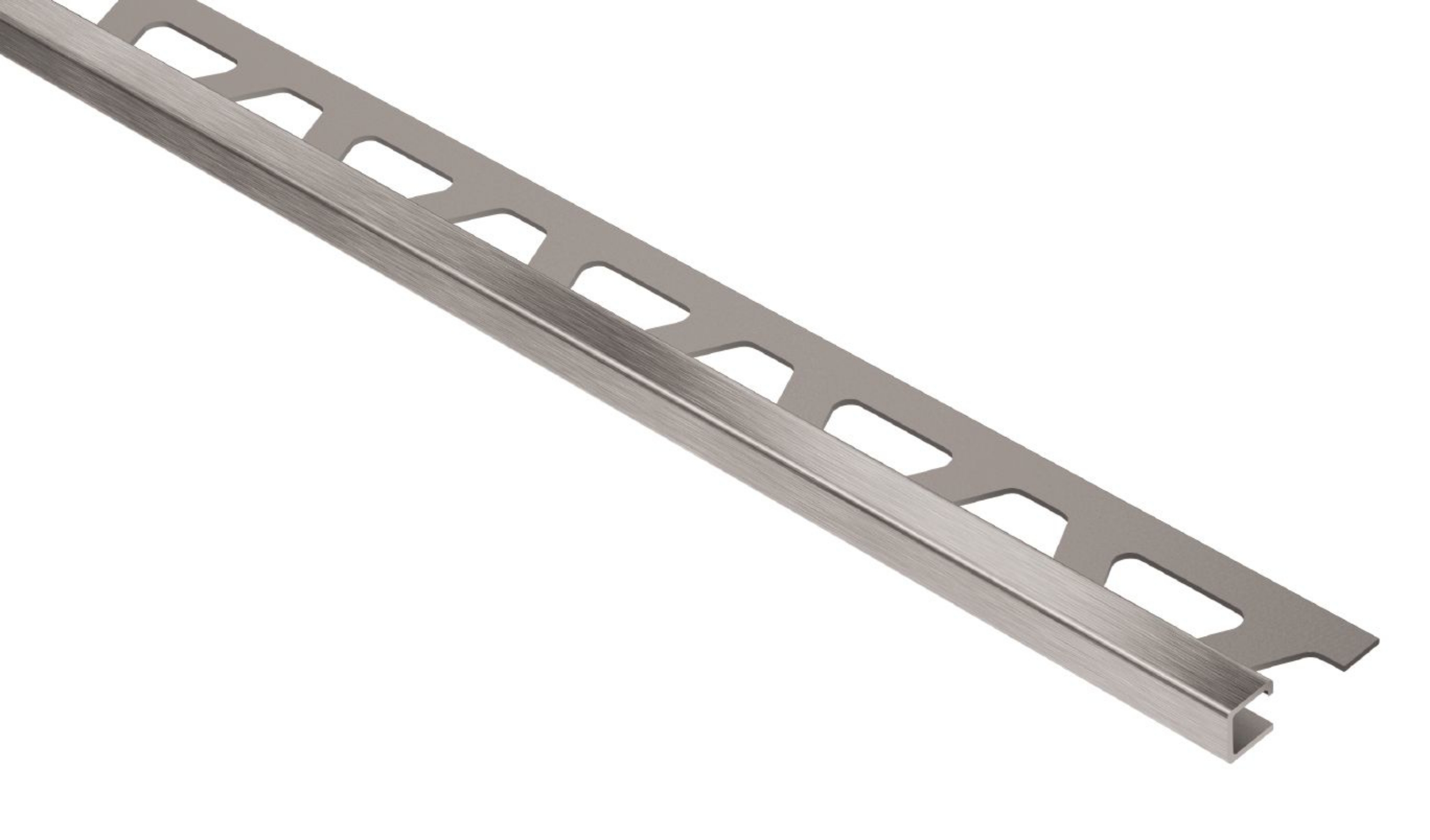 Schluter Quadec Profilé Carré 3/8" Inox Brossé Q100EB
