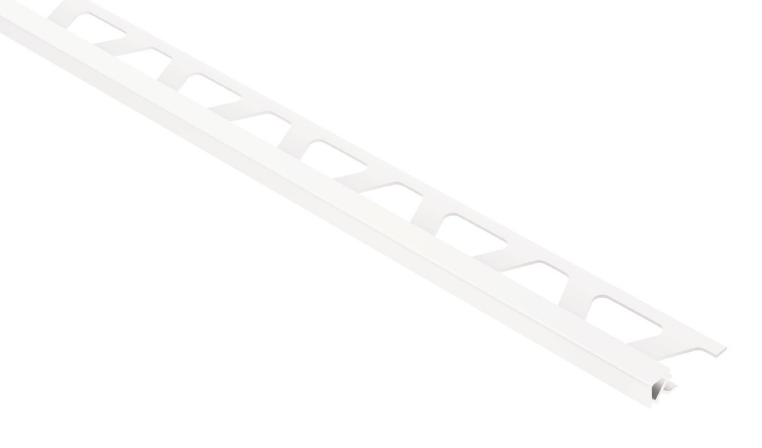 Schluter Quadec Profilé Carré 3/8" Pvc Blanc Écl PQ100BW