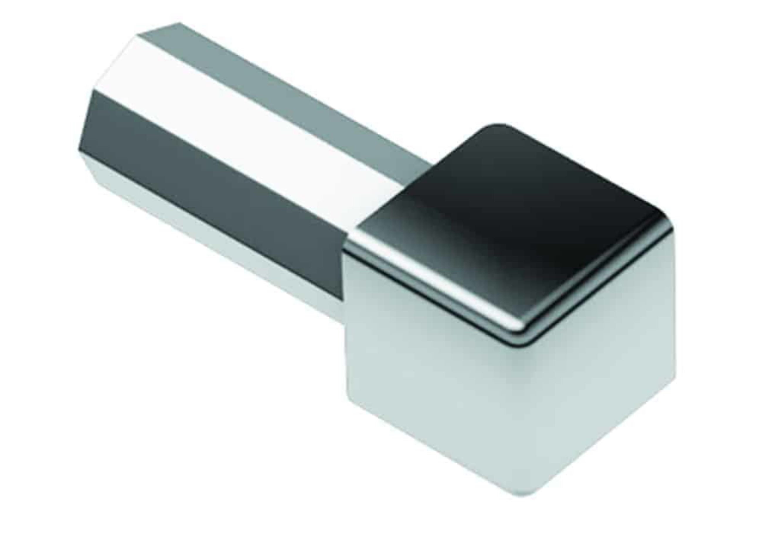 Schluter Quadec Coin Int/Ext 3/8" Laiton Chromé EV/Q100MC