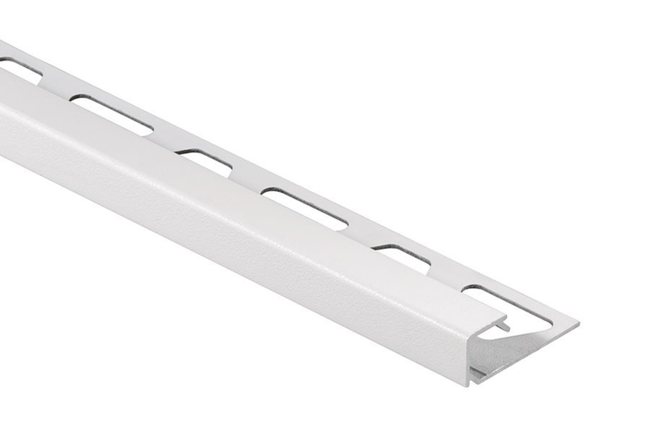 Schluter Quadec Profilé Carré 3/8" Alum Blanc Mat Q100MBW