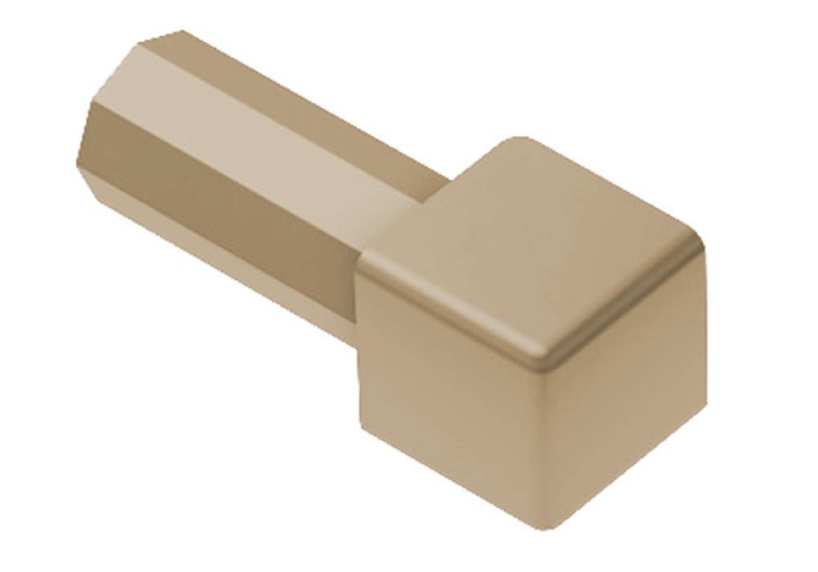 Schluter Quadec Coin Ext 1/4" Pvc Beige Cl E/PQ60HB