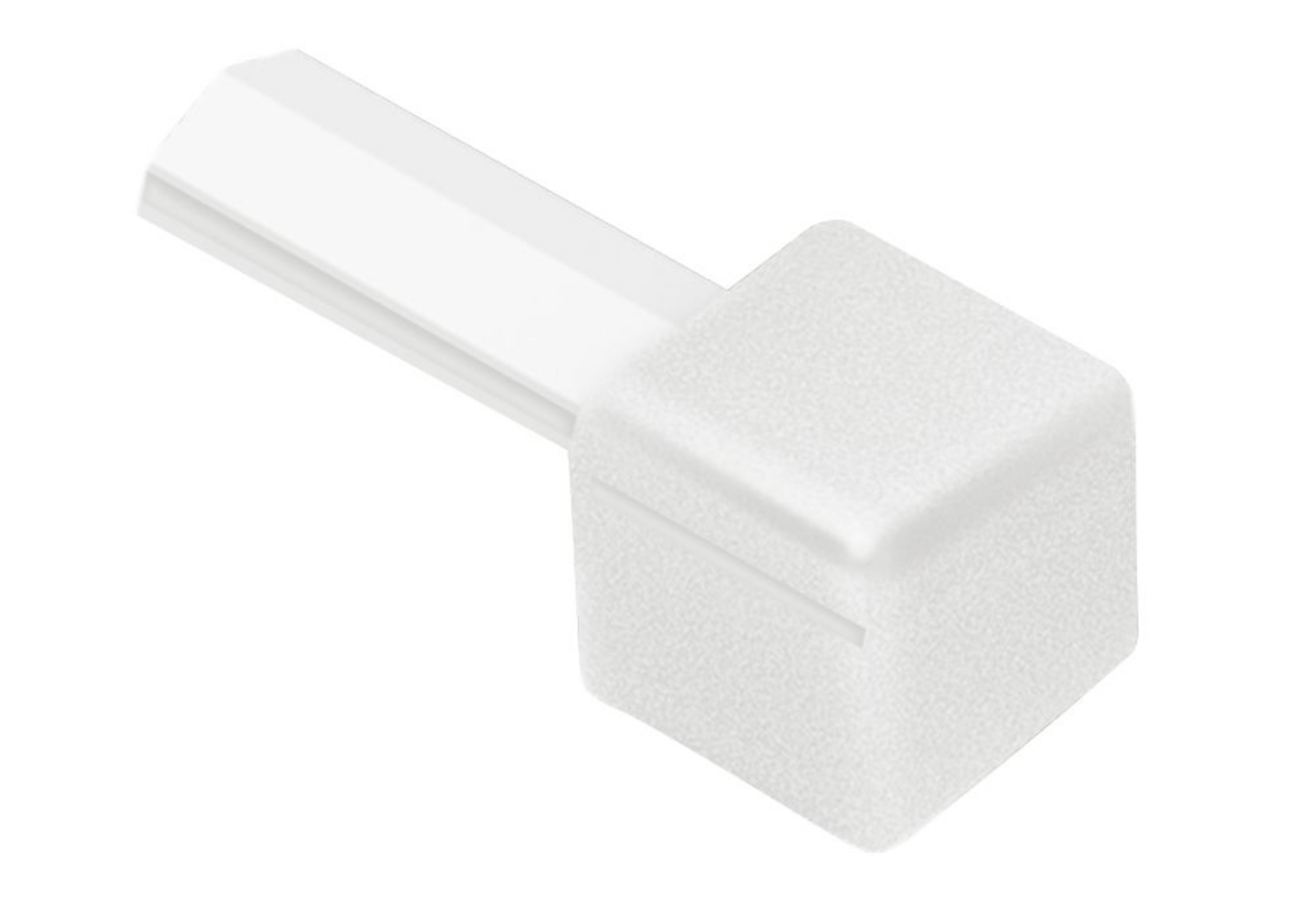 Schluter Quadec Coin Ext 1/4" Alum Blanc Mat ED/Q60MBW