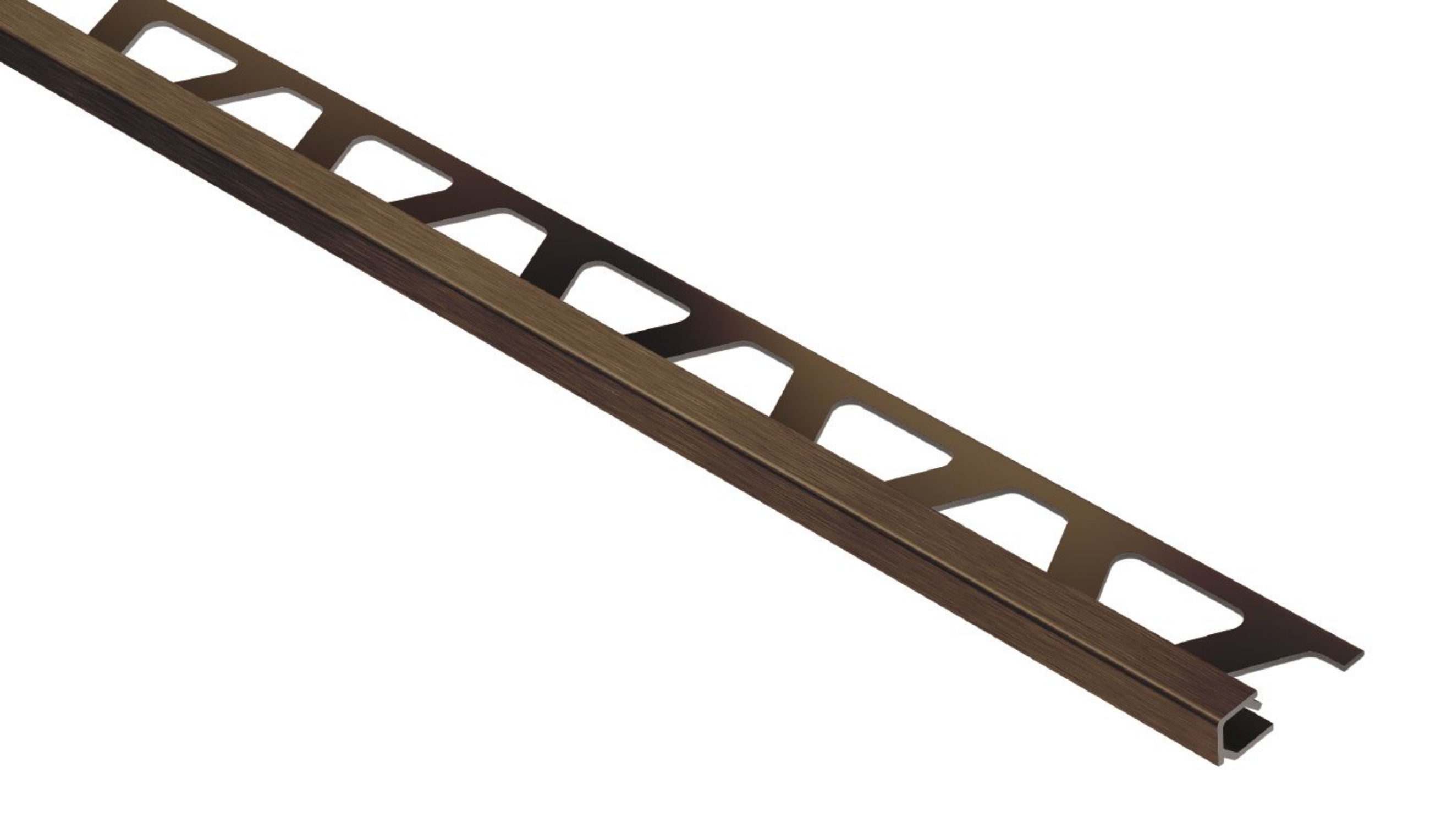 Schluter Quadec Profilé Carré 1/4" Alum Bronze Antq Q60ABGB