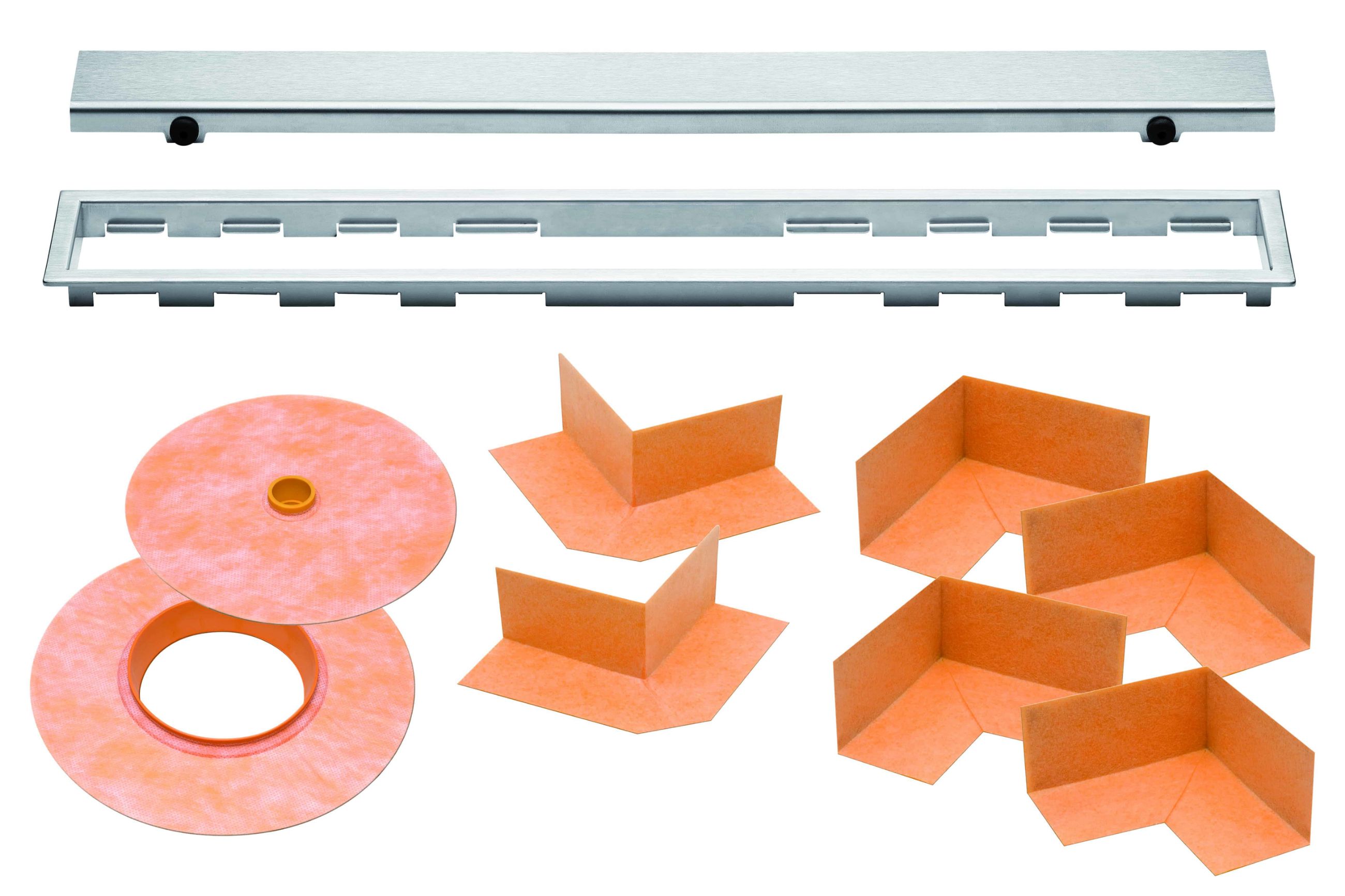 Schluter KERDI-LINE Assemblages de grille KLAR19EB60 STAINLESS STEEL 