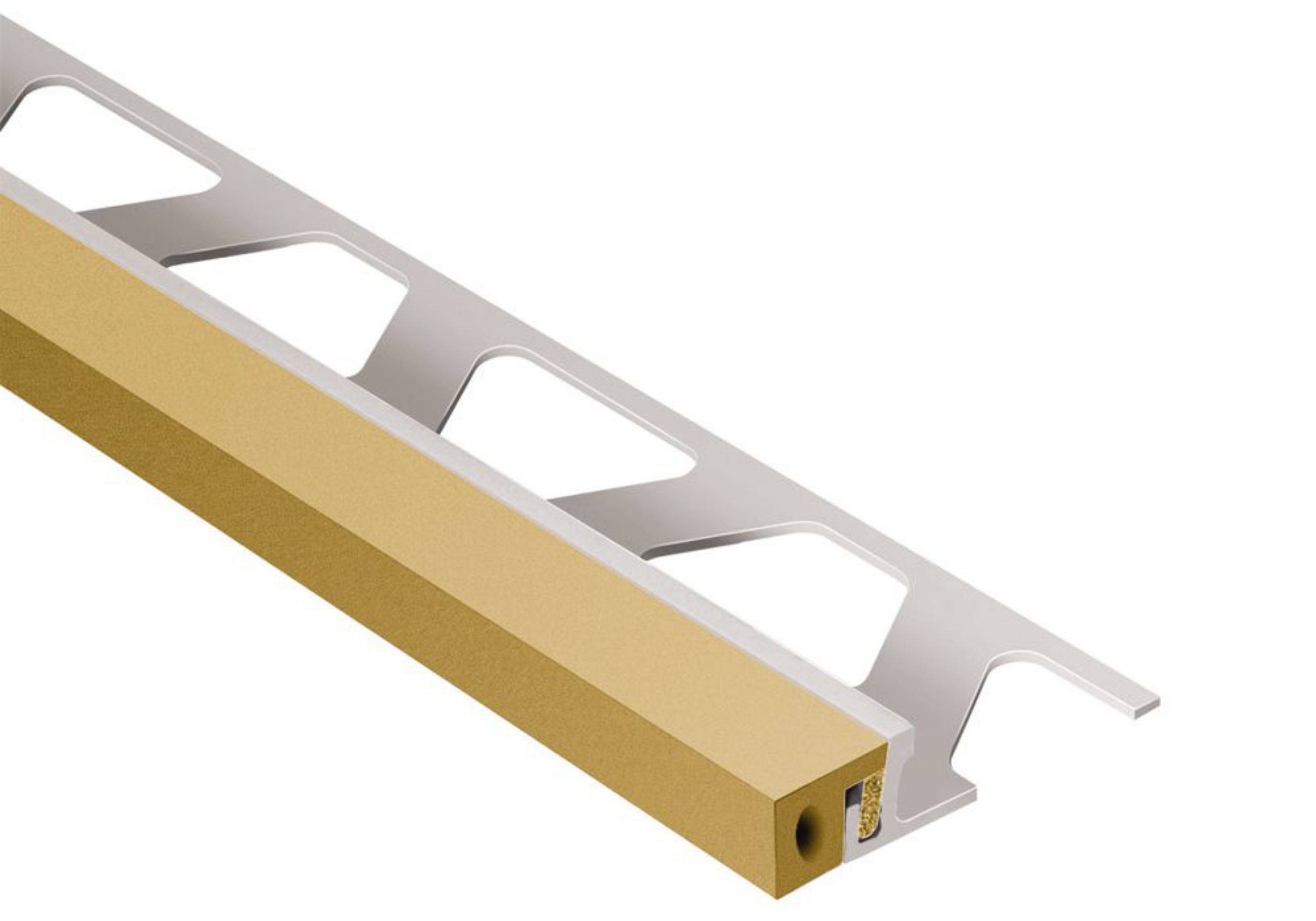 Schluter Dilex-Ksa 17/32" Alum / Joint 3/8" Beige Cl AKSA140HB