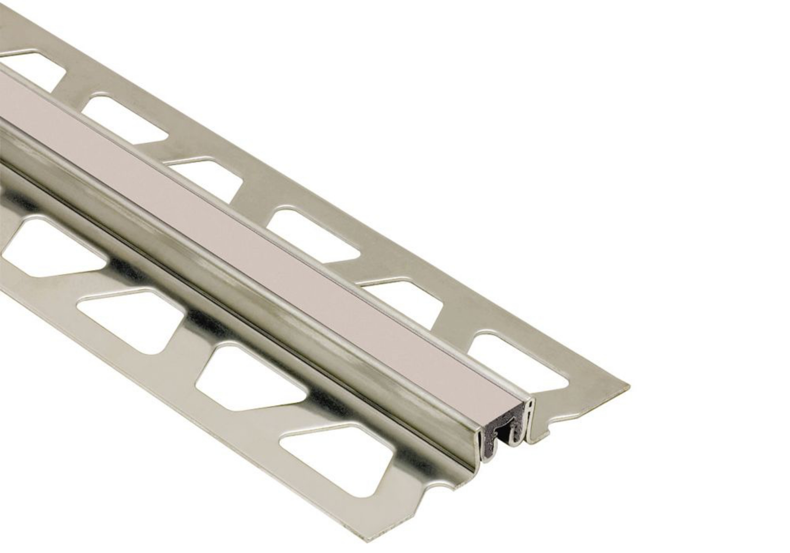 Schluter Dilex-Ksn 1/2" Inox / Joint 7/16" Gris Pierre EKSN125SG