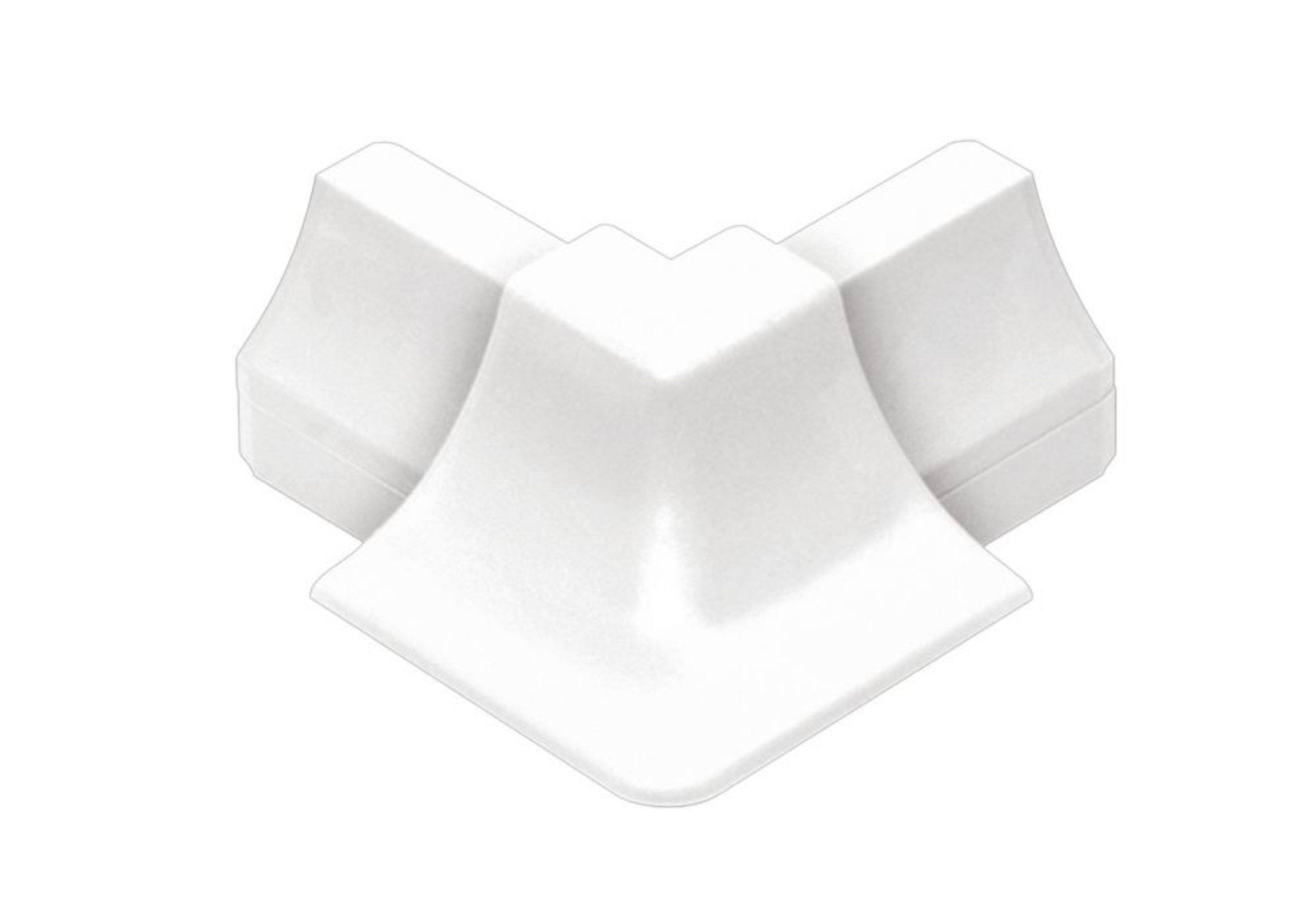 Schluter Dilex-Hk Coin Ext 90° Pvc Blanc Écl A/HK/BW