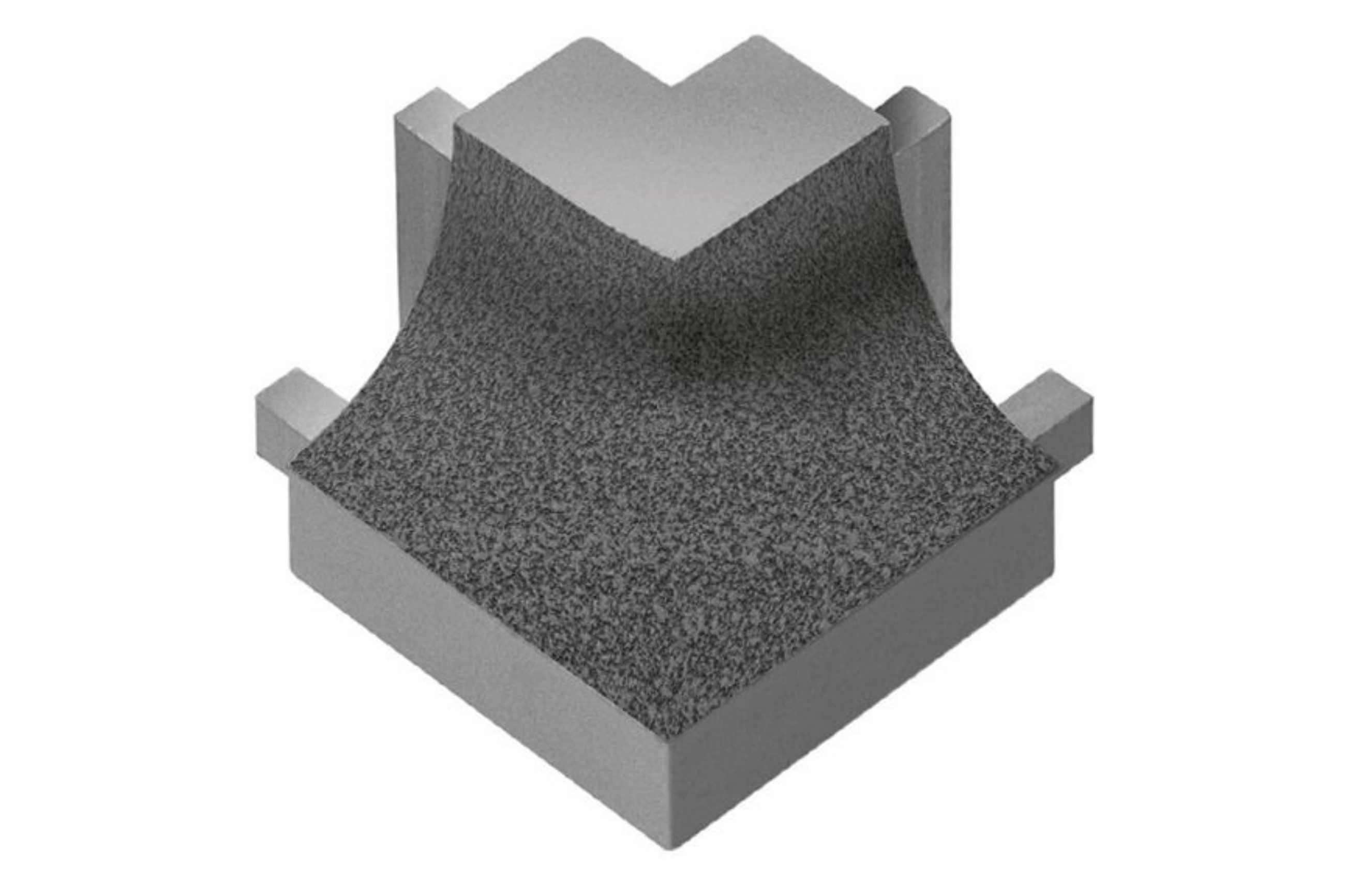 Schluter Dilex-Ahk Coin Ext Carré 90° Alum Gris Pierre E90Q/AHK1S/TSSG