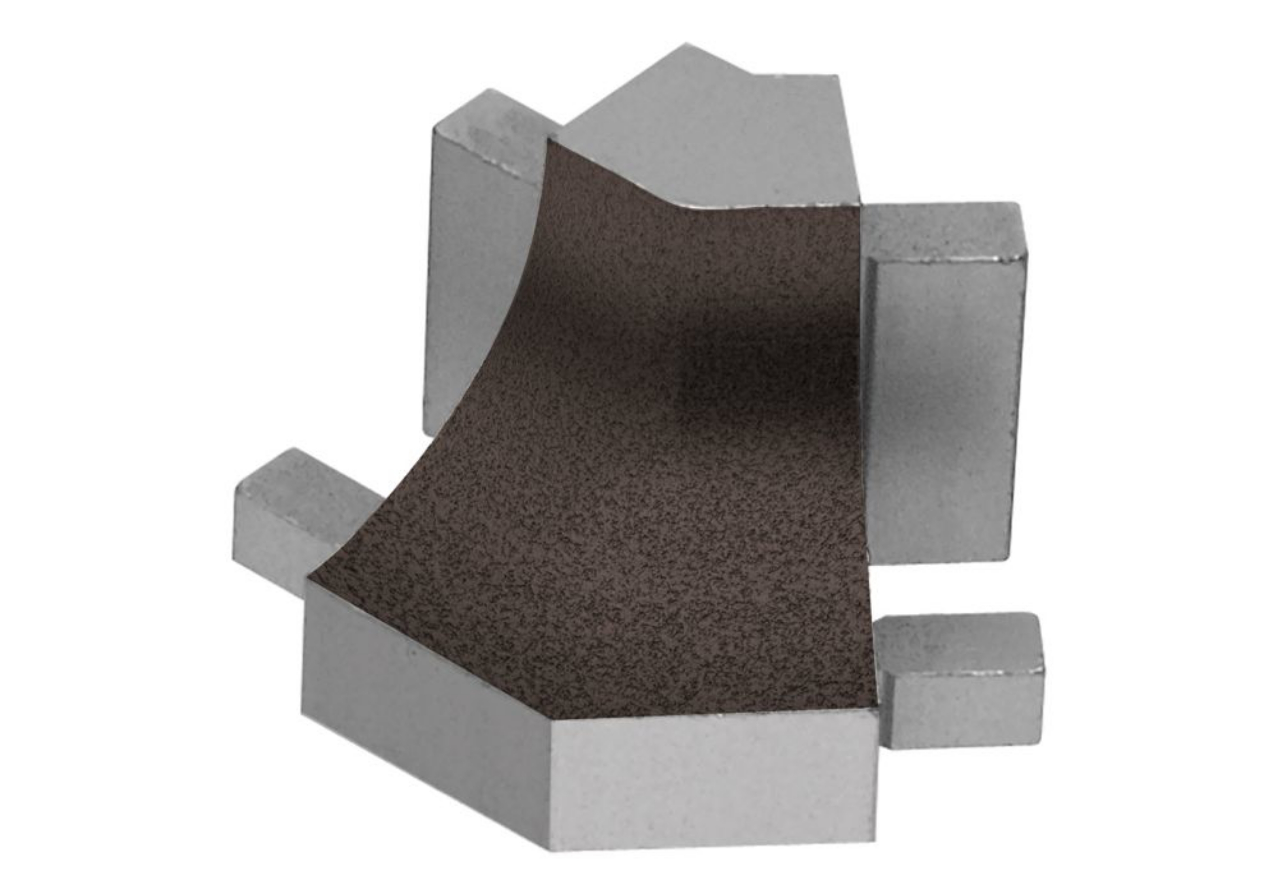 Schluter Dilex-Ahk Coin Ext 135° Alum Anthracite Foncé E135/AHK1S/TSDA