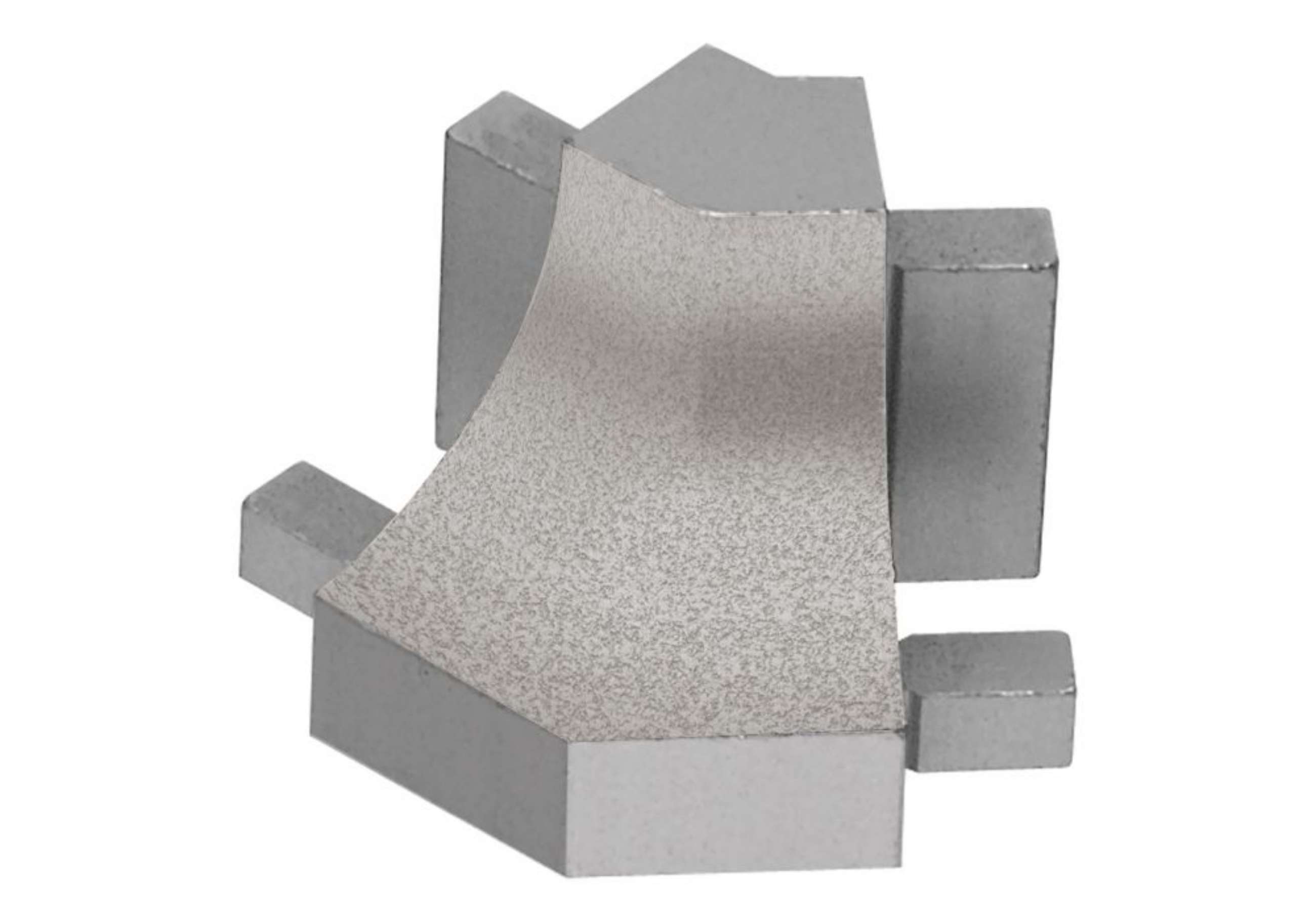 Schluter Dilex-Ahk Coin Ext 135° Alum Grège E135/AHK1S/TSBG