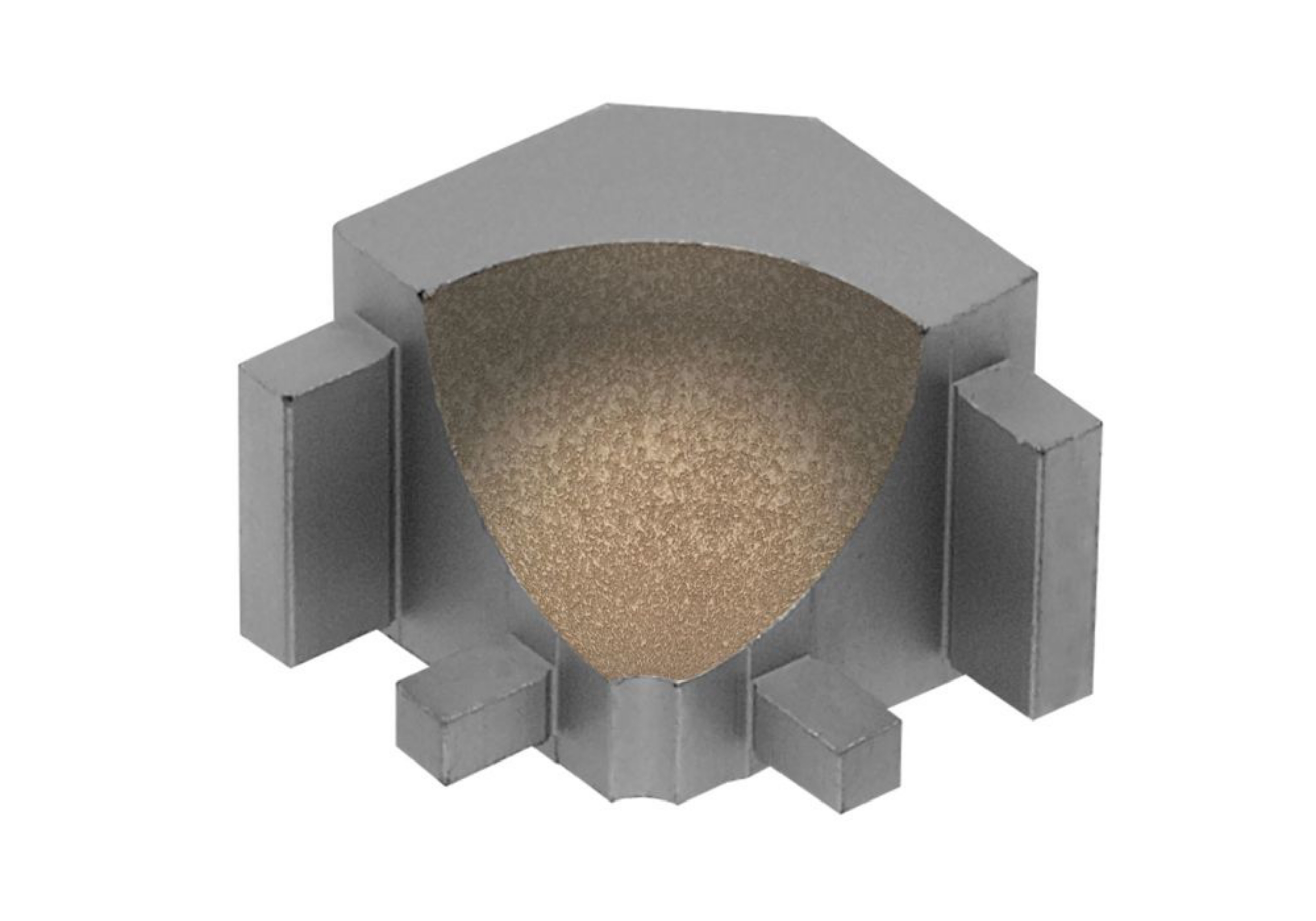 Schluter Dilex-Ahk Coin Int 90° Alum Beige I90/AHK1S/TSB