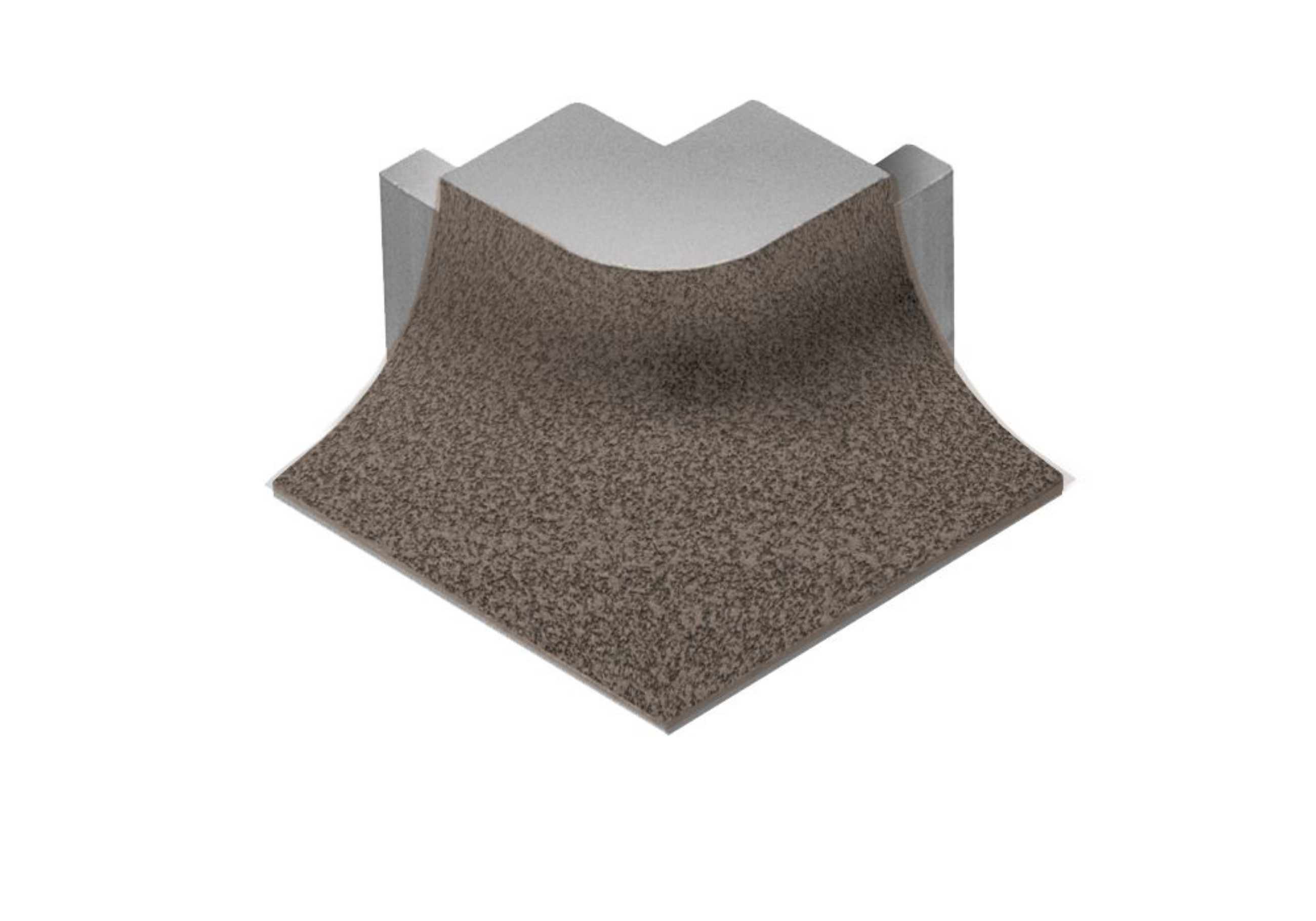Schluter Dilex-Ahka Coin Ext 90° Alum Anthracite Clair E90/AHKA/TSLA