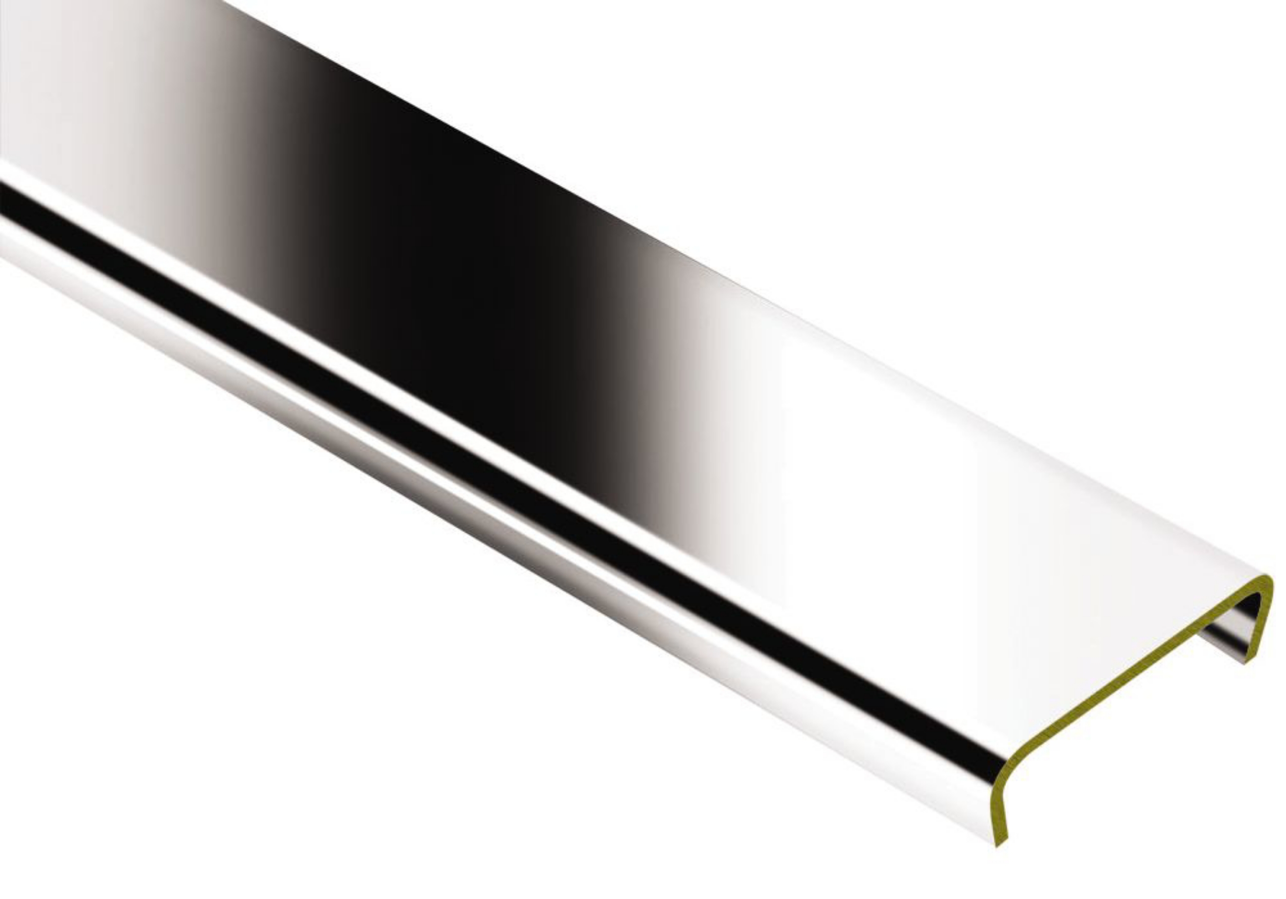 Schluter Designline 1" Bordure 1/4" Laiton Chromé DL625MC