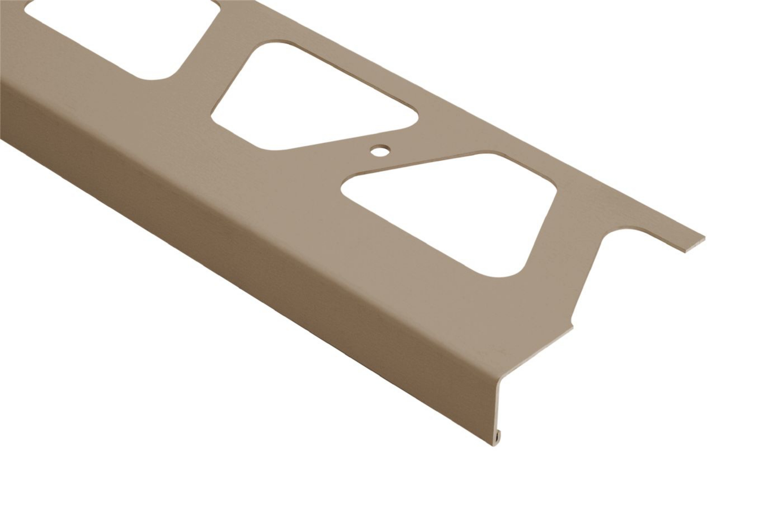 Schluter Bara-Rw Bordure 4-3/4" Alum Beige Cl RW120HB