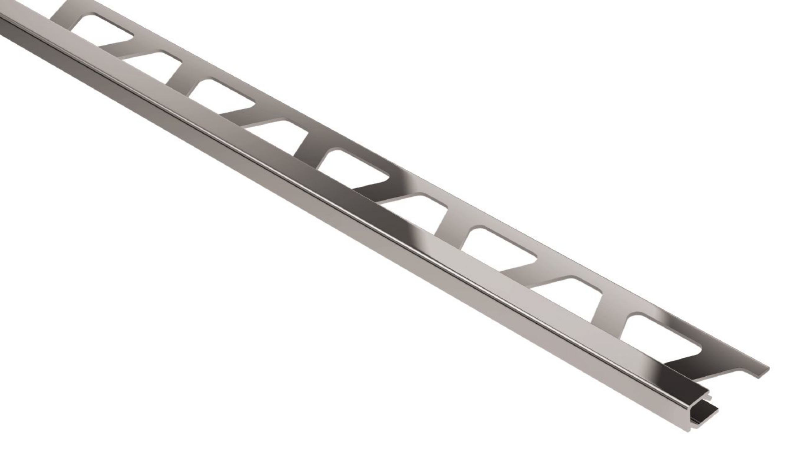 Schluter Quadec Profilé Carré 3/16" Alum Chromé Poli Q45ACG