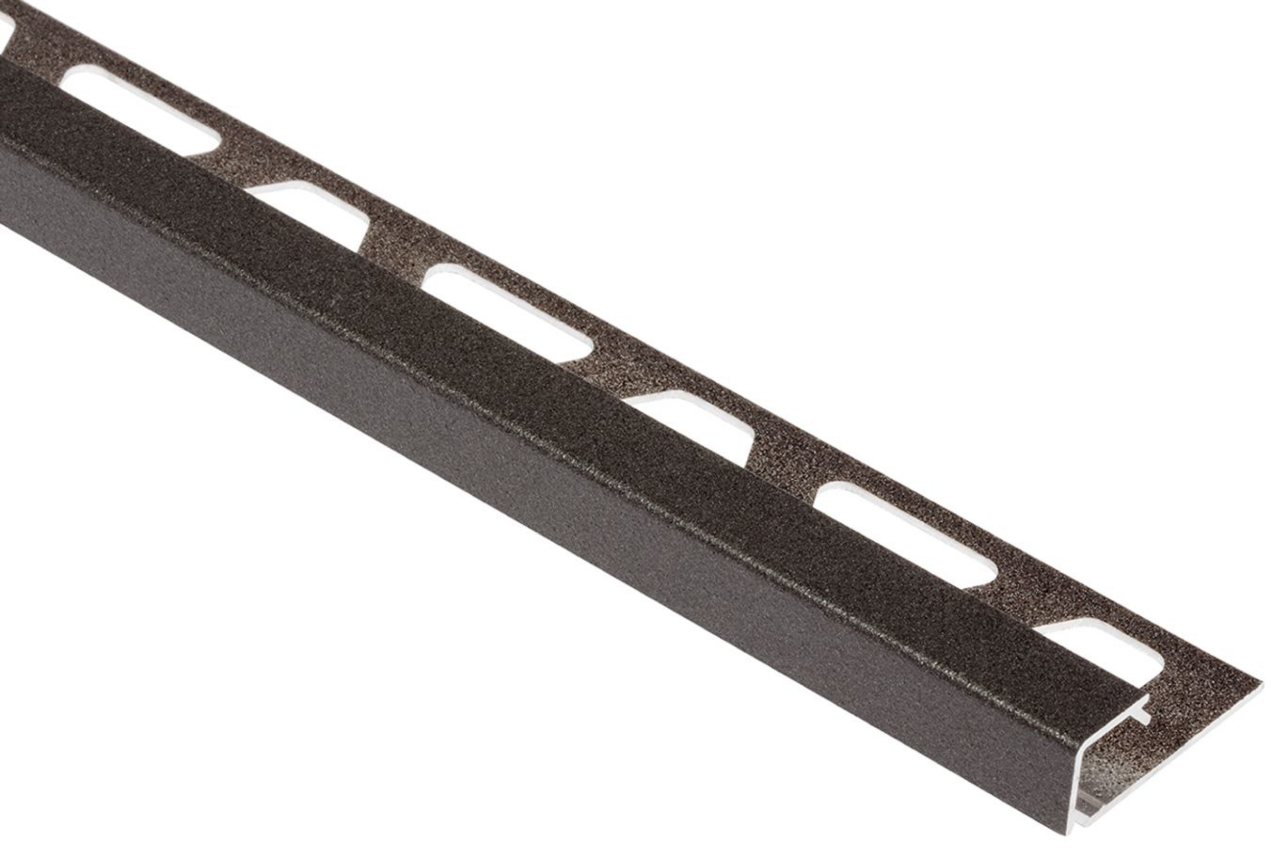 Schluter Quadec Profilé Carré 5/16" Alum Anthracite Foncé Q80TSDA