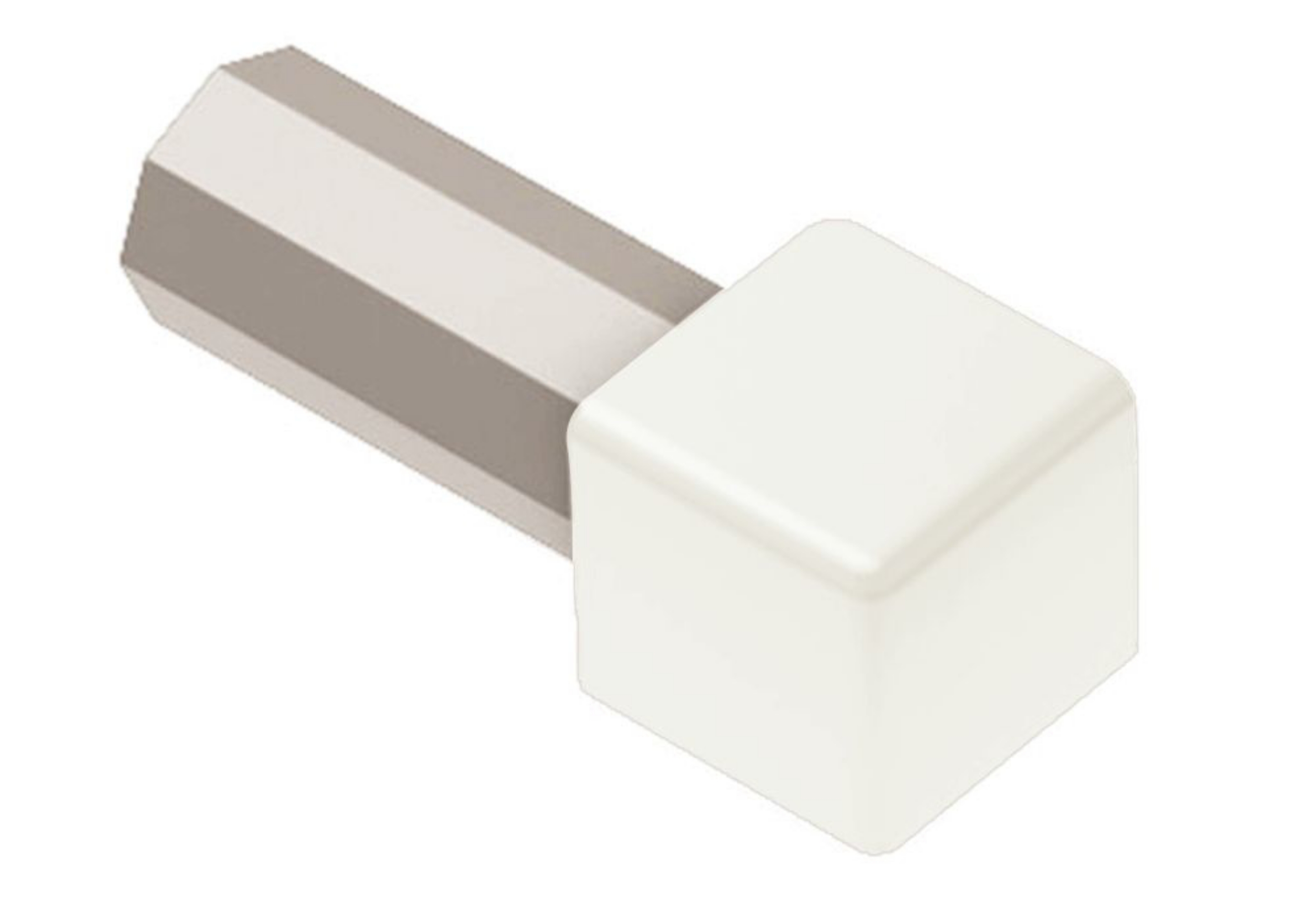 Schluter Quadec Coin Ext 3/16" Alum Blanc ED/Q45W