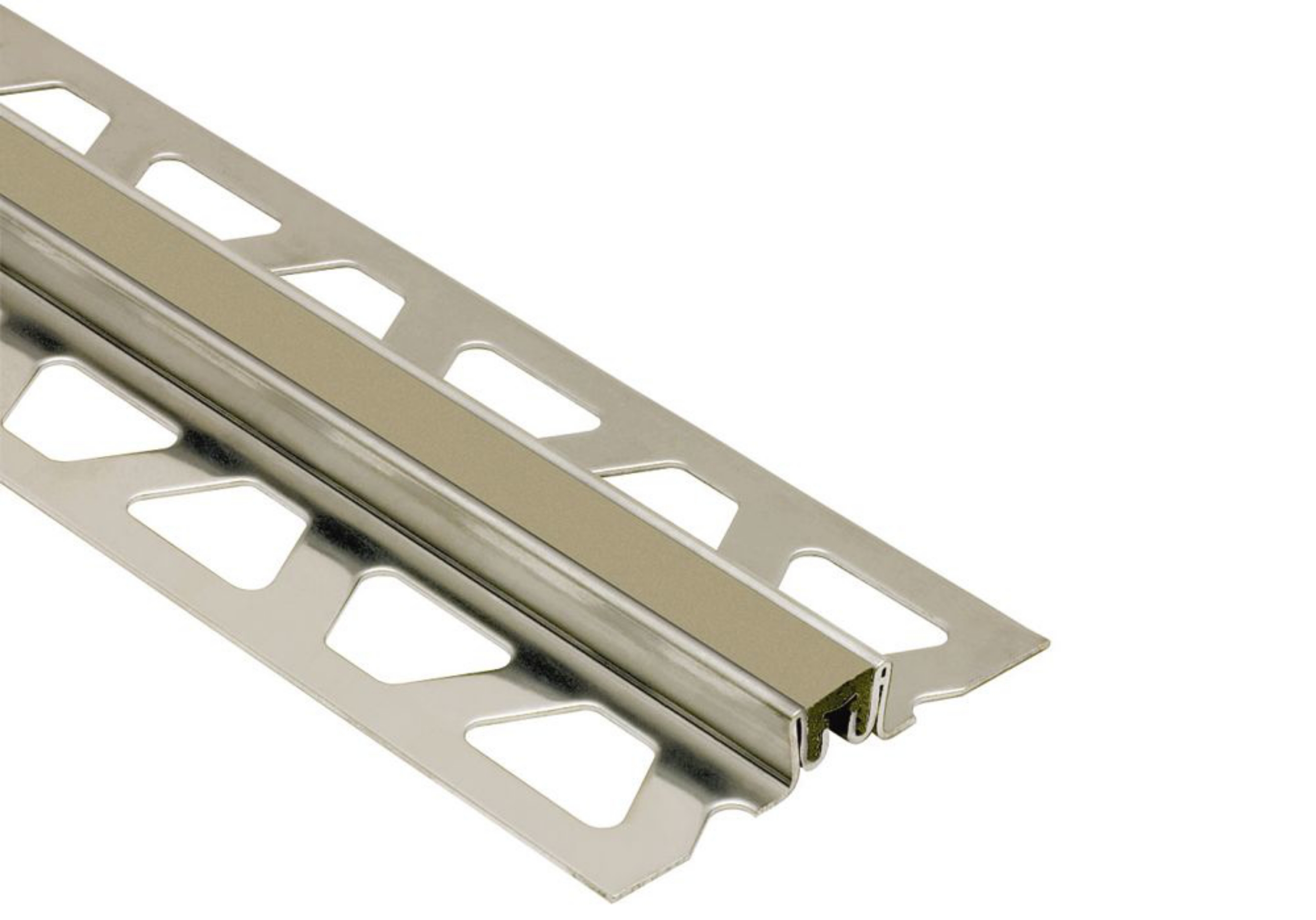 Schluter Dilex-Ksn 3/8" Inox / Joint 7/16" Gris EKSN100G