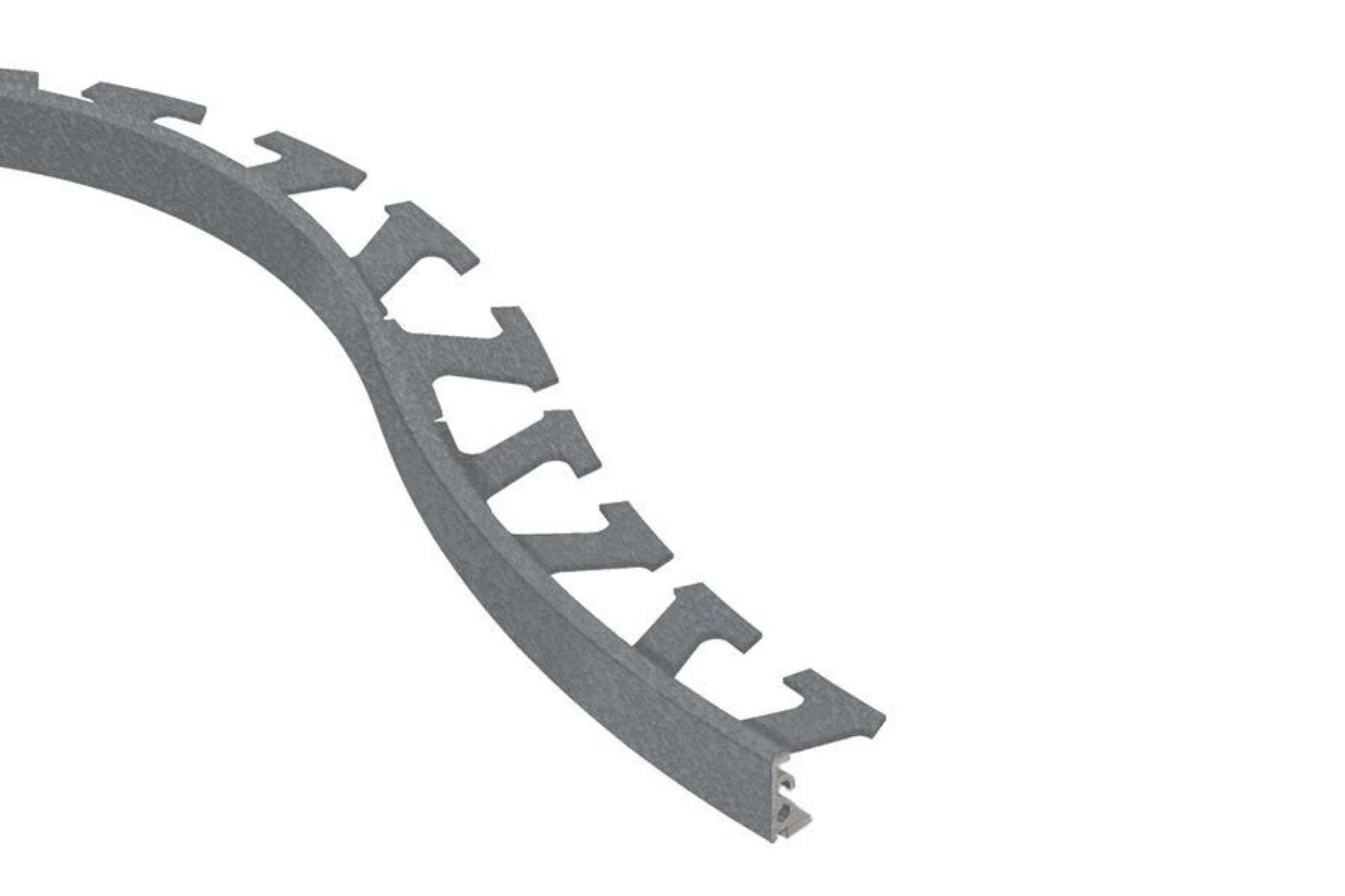 Schluter Jolly-Radius Profilé 1/2" Alum Étain 10' R/J125TSG/300